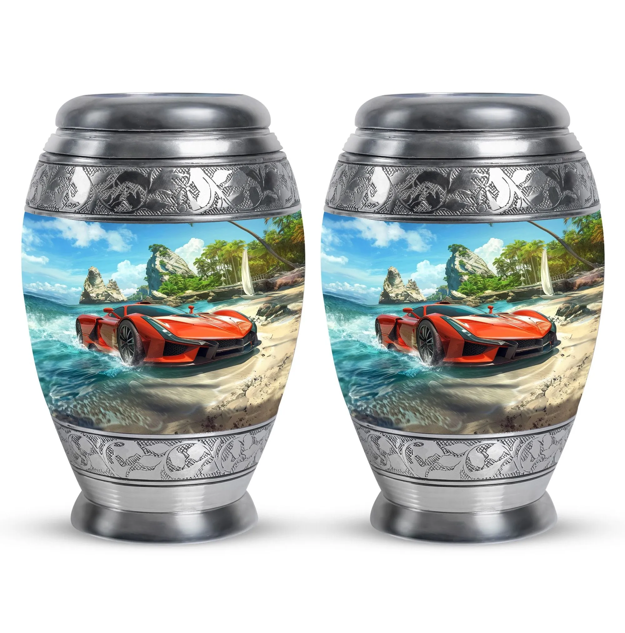 Car Cremation Boxes For Human Ashes Memorial & Funeral Urn