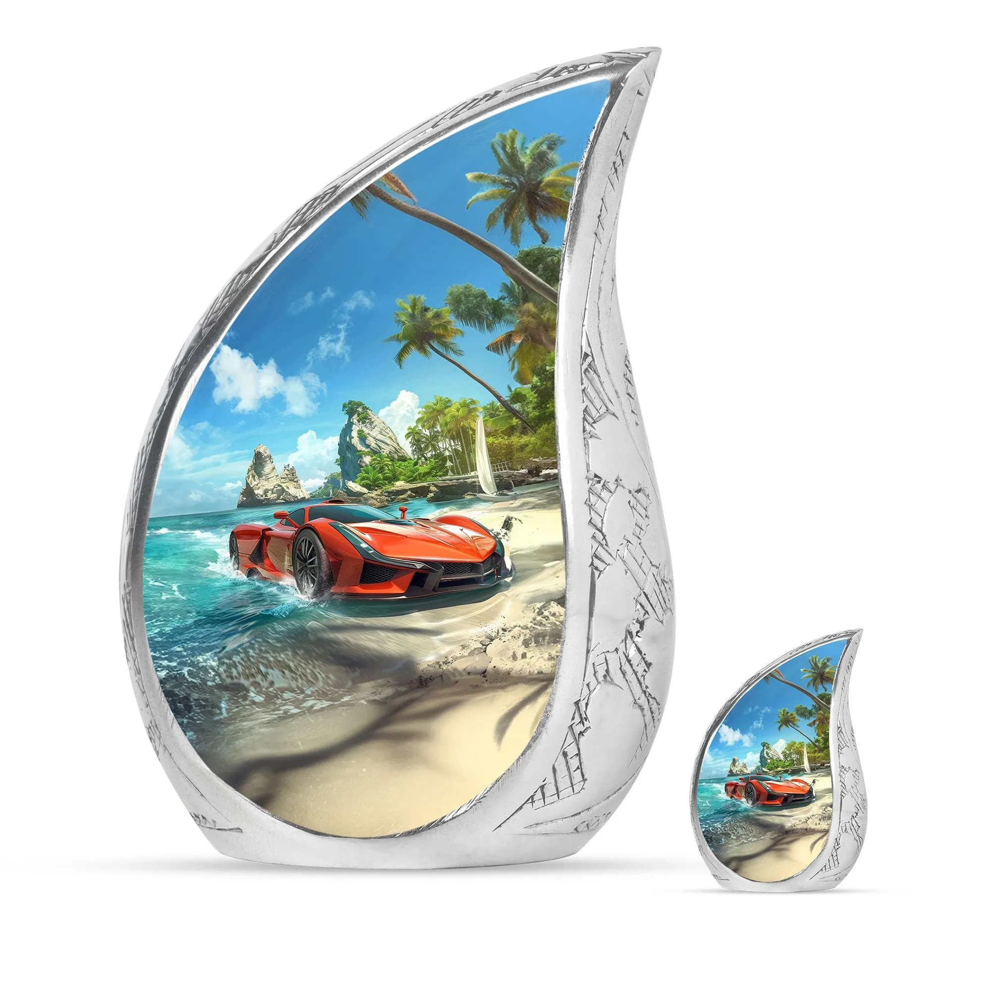 Car Cremation Boxes For Human Ashes Memorial & Funeral Urn