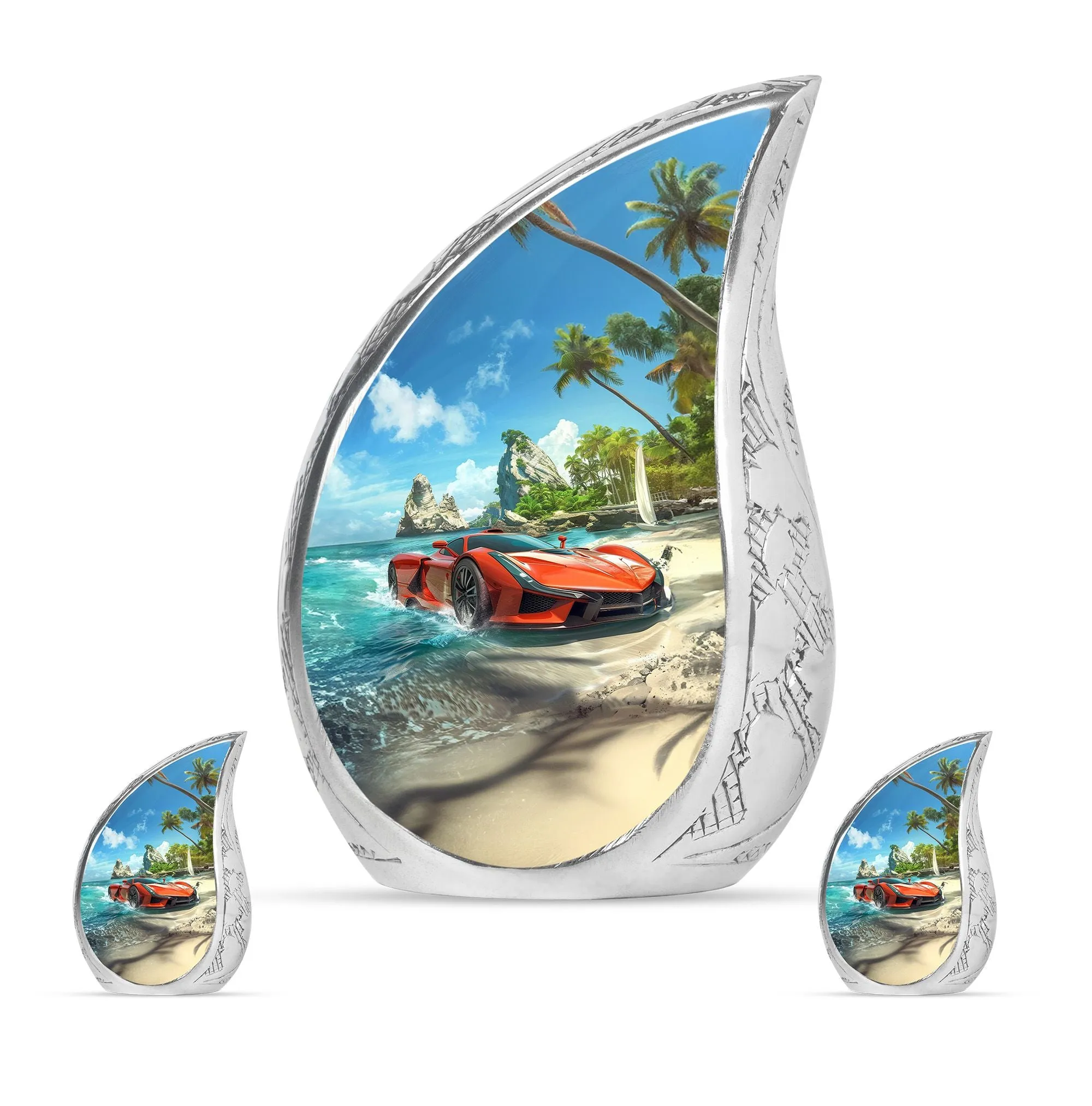 Car Cremation Boxes For Human Ashes Memorial & Funeral Urn