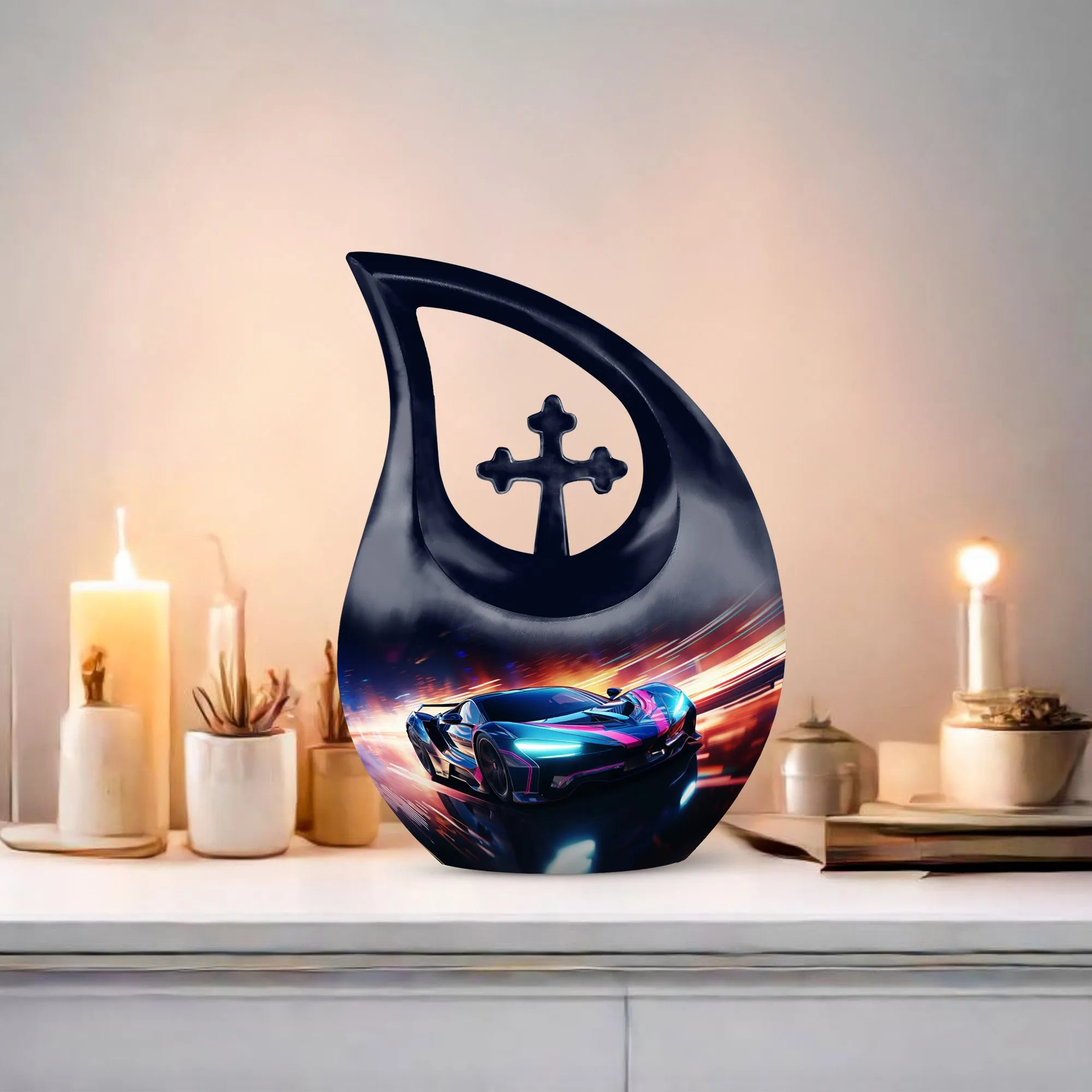 Car Race Honor: Elevated Elegance in Affordable Urn