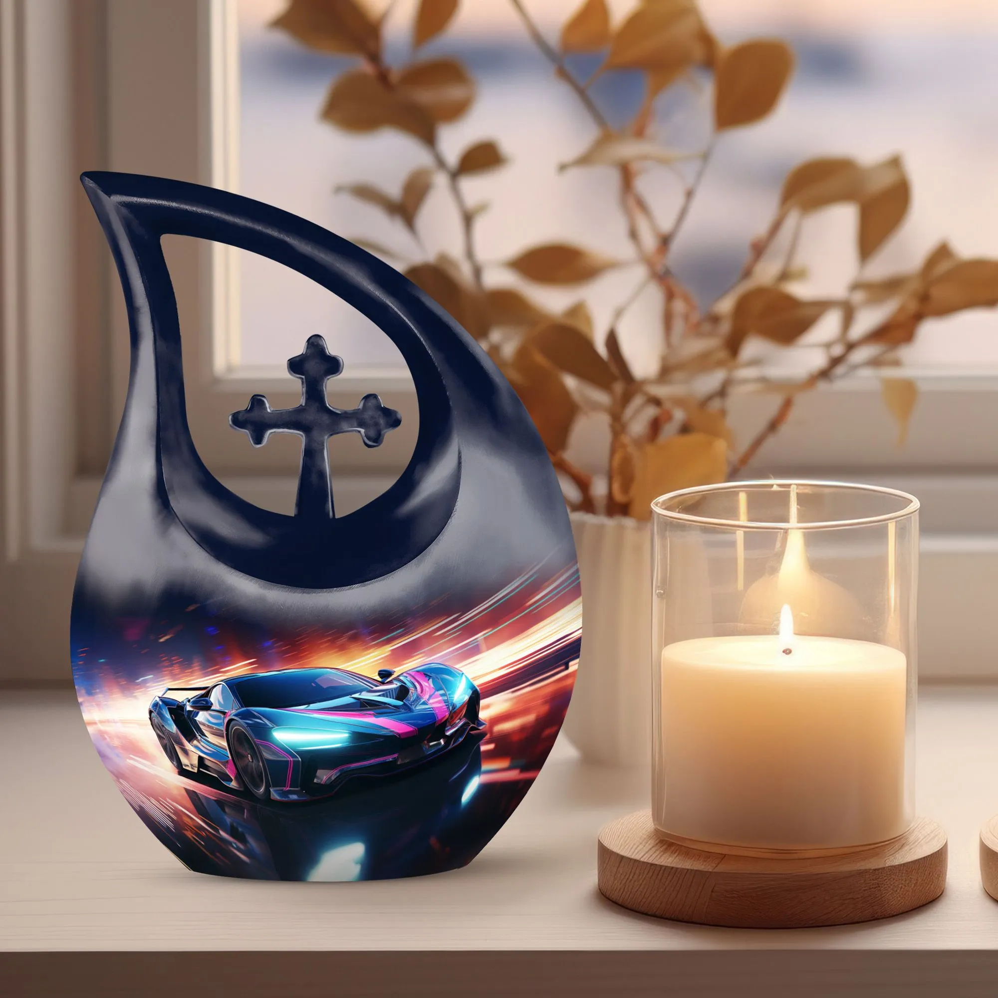 Car Race Honor: Elevated Elegance in Affordable Urn