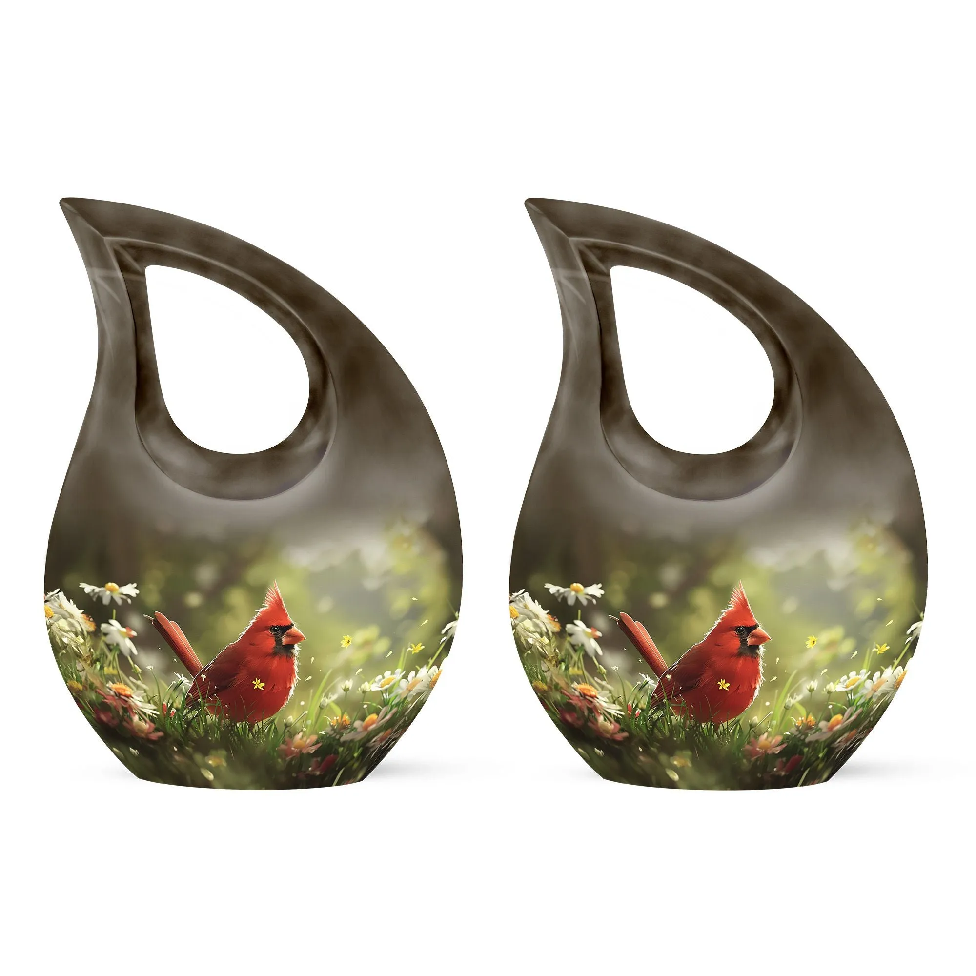 Cardinal Bird Cremation Cool Urns For Ashes Memorial & Funeral Urn