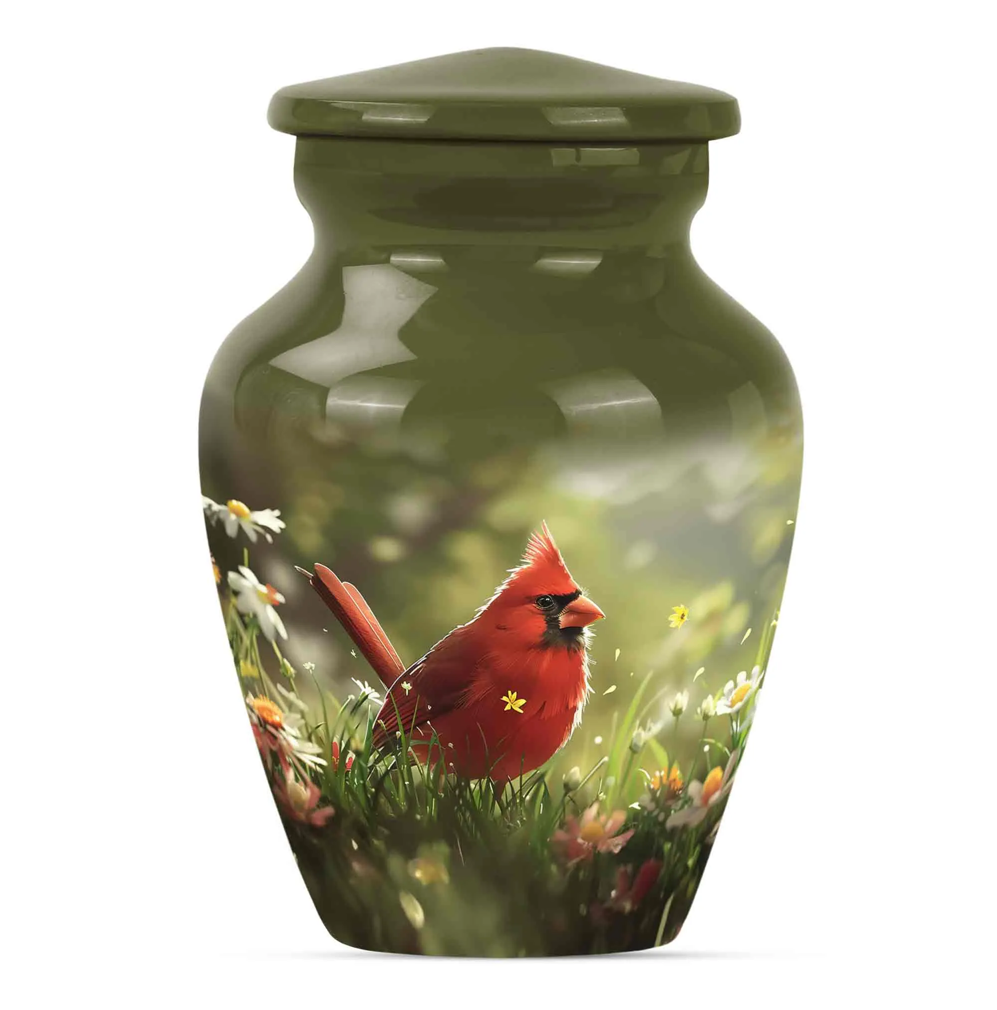 Cardinal Bird Cremation Cool Urns For Ashes Memorial & Funeral Urn