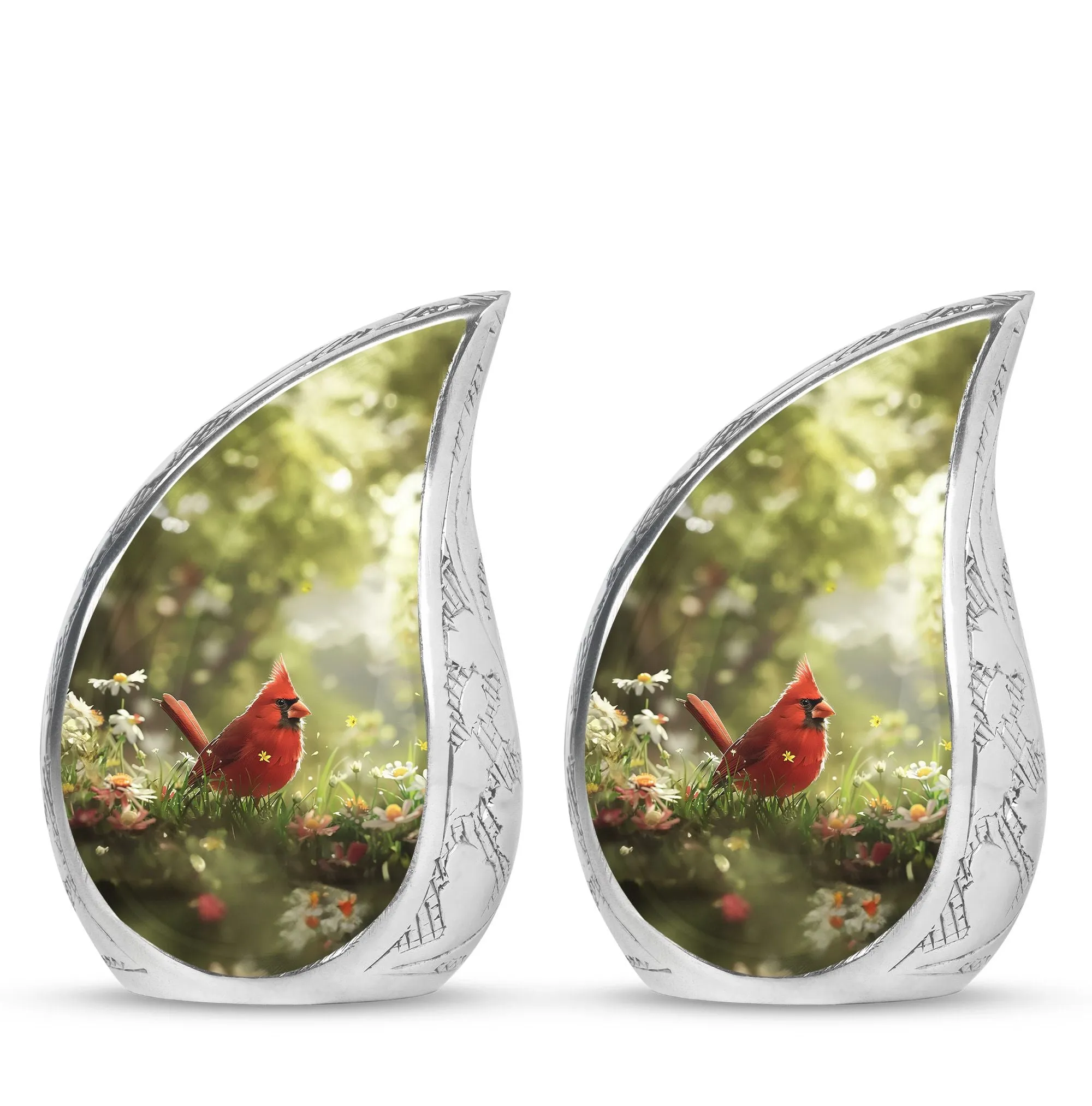 Cardinal Bird Cremation Cool Urns For Ashes Memorial & Funeral Urn