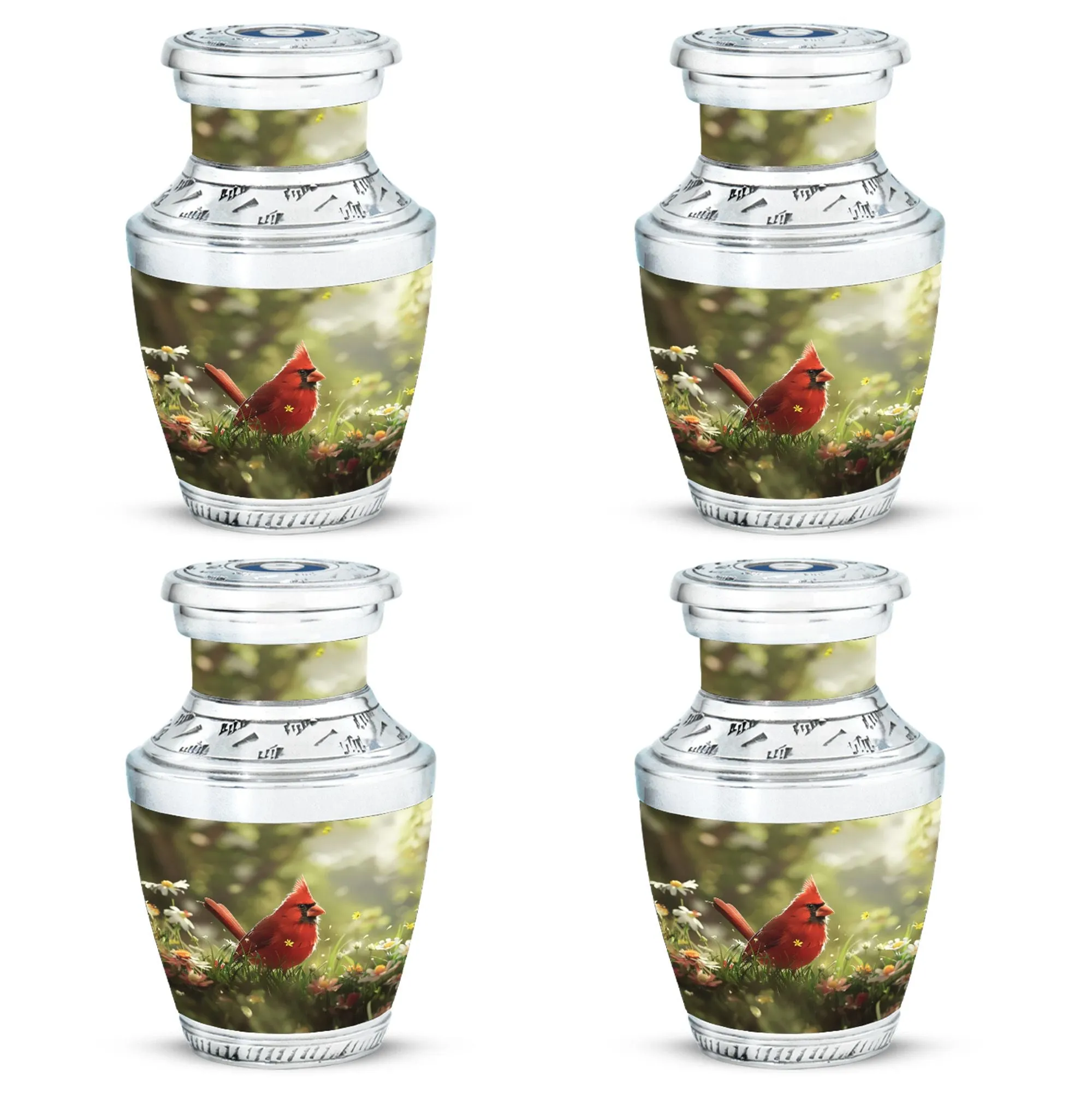 Cardinal Bird Cremation Cool Urns For Ashes Memorial & Funeral Urn