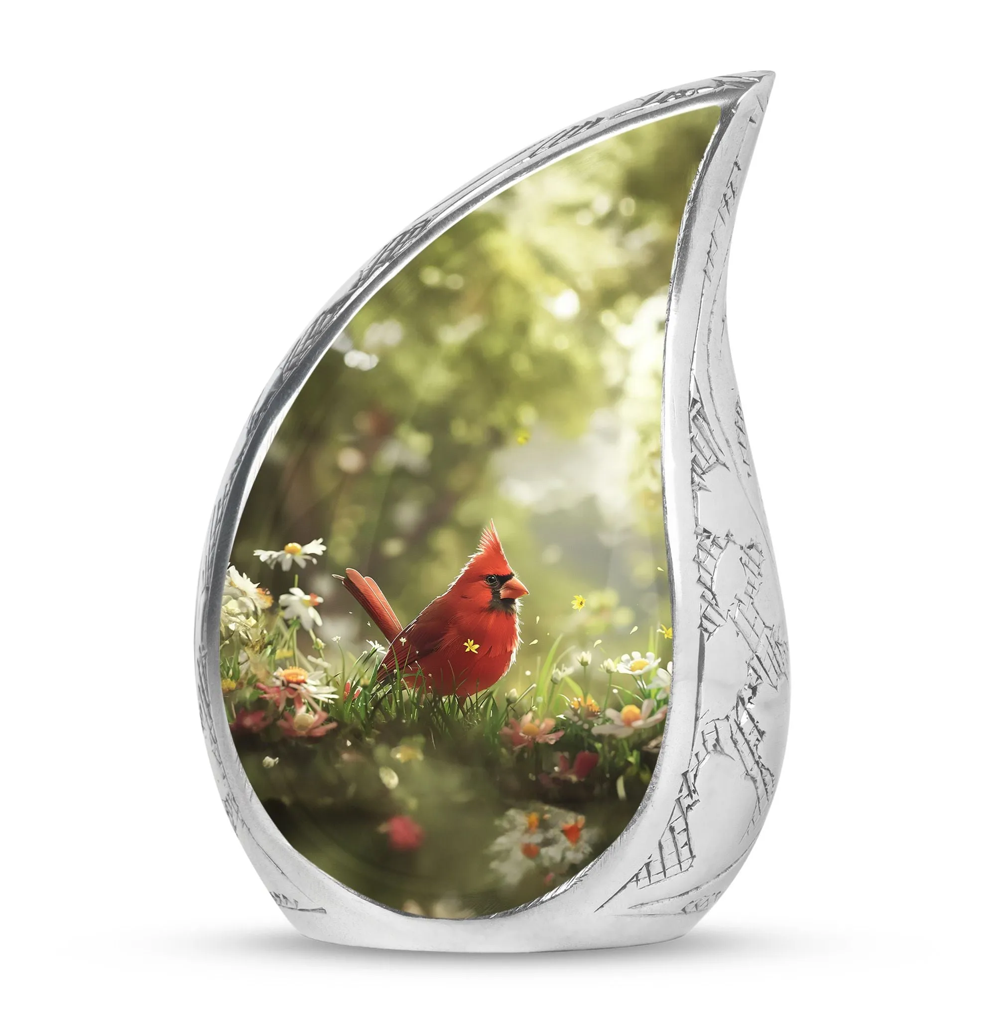 Cardinal Bird Cremation Cool Urns For Ashes Memorial & Funeral Urn
