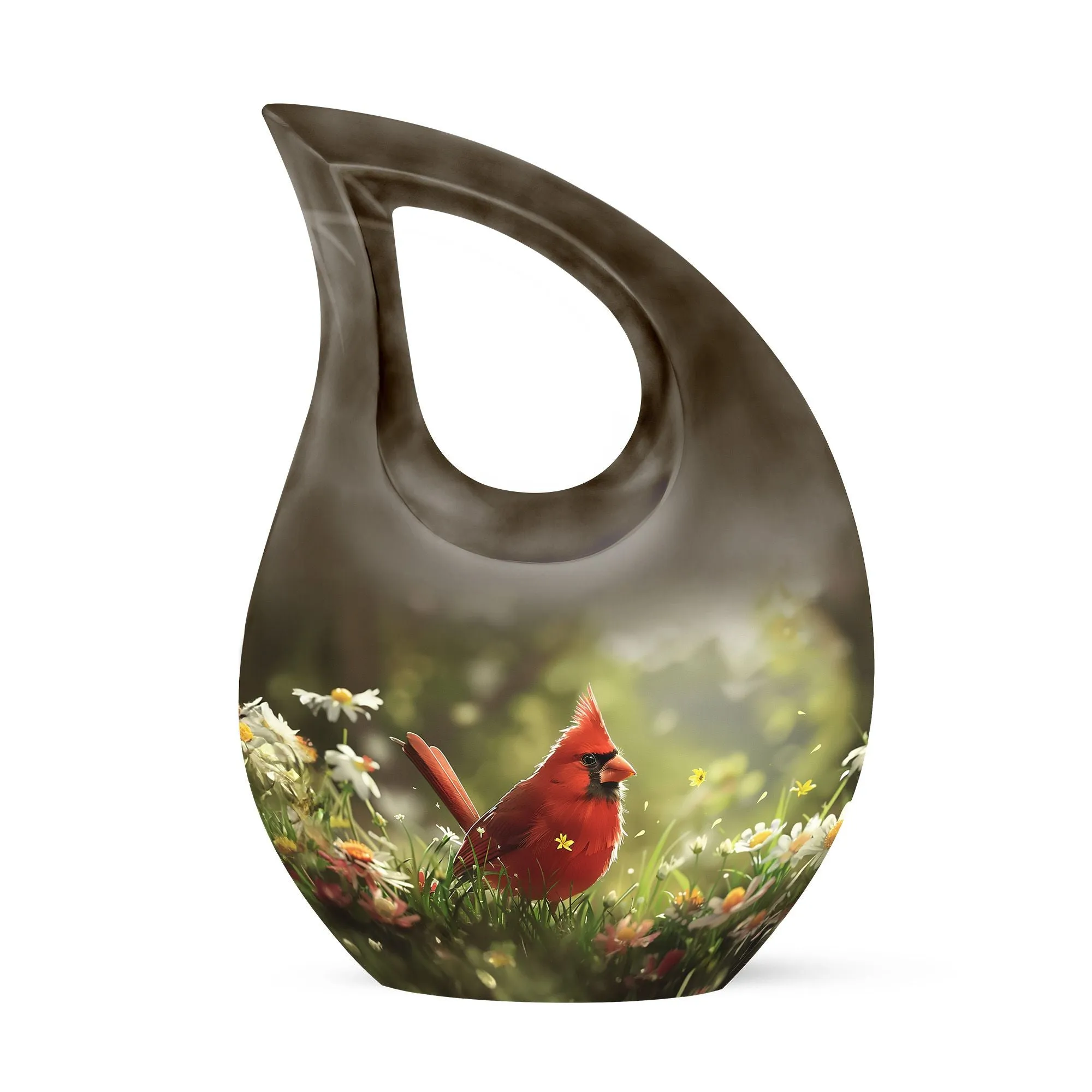 Cardinal Bird Cremation Cool Urns For Ashes Memorial & Funeral Urn