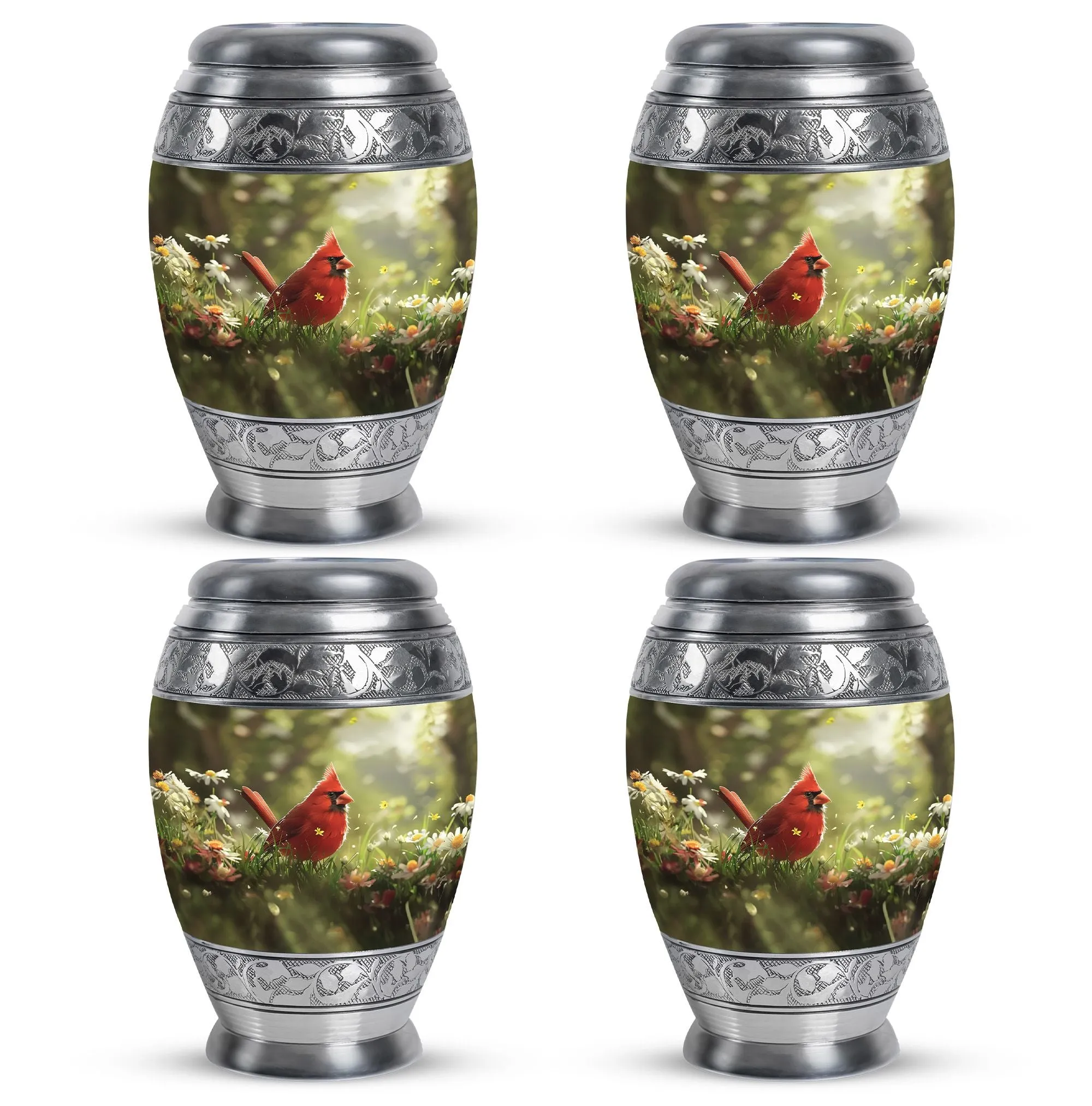 Cardinal Bird Cremation Cool Urns For Ashes Memorial & Funeral Urn