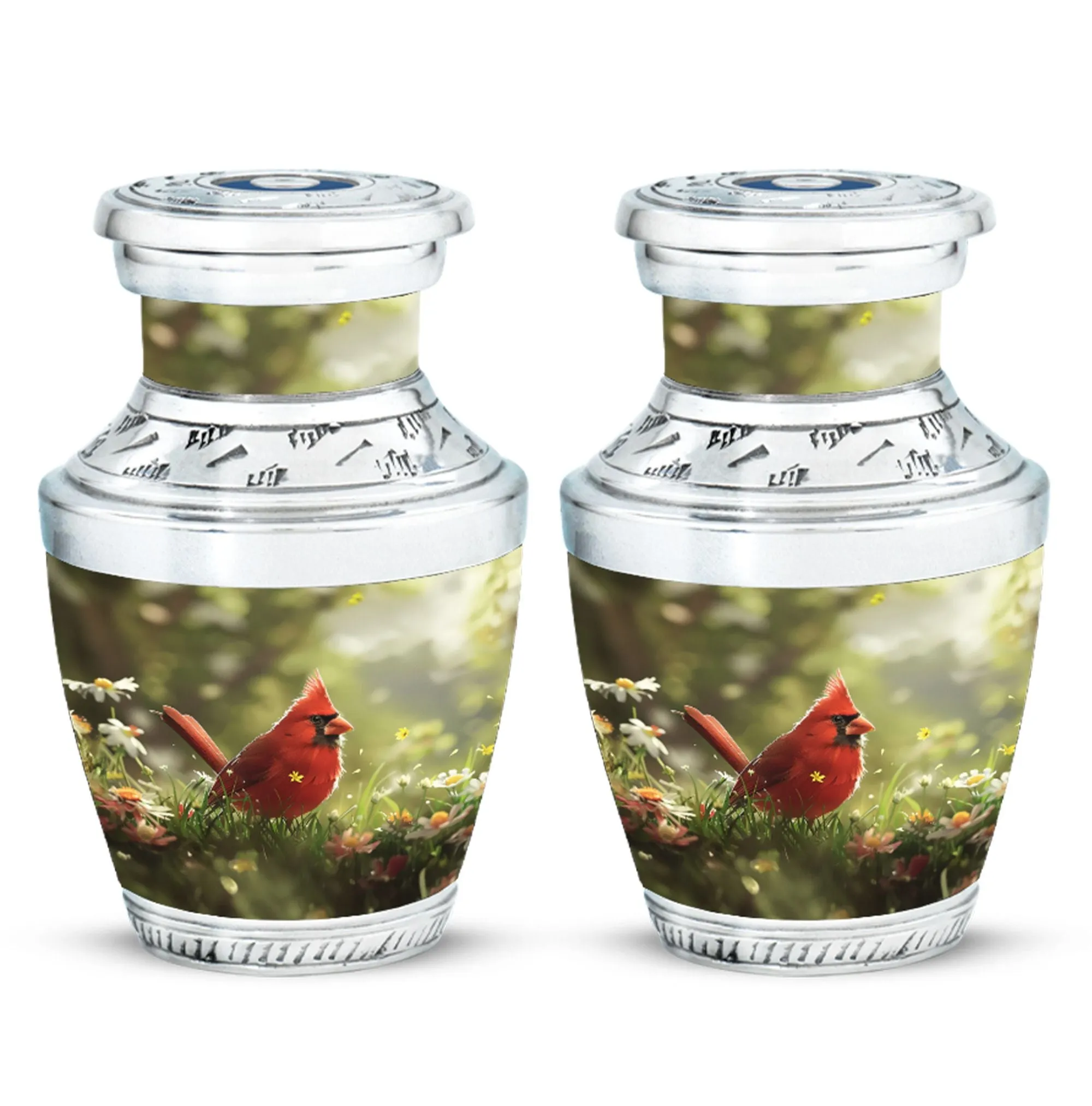 Cardinal Bird Cremation Cool Urns For Ashes Memorial & Funeral Urn