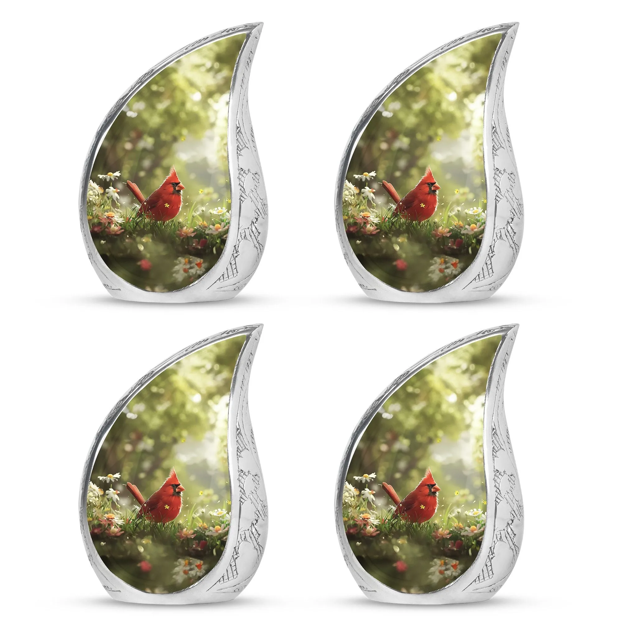 Cardinal Bird Cremation Cool Urns For Ashes Memorial & Funeral Urn