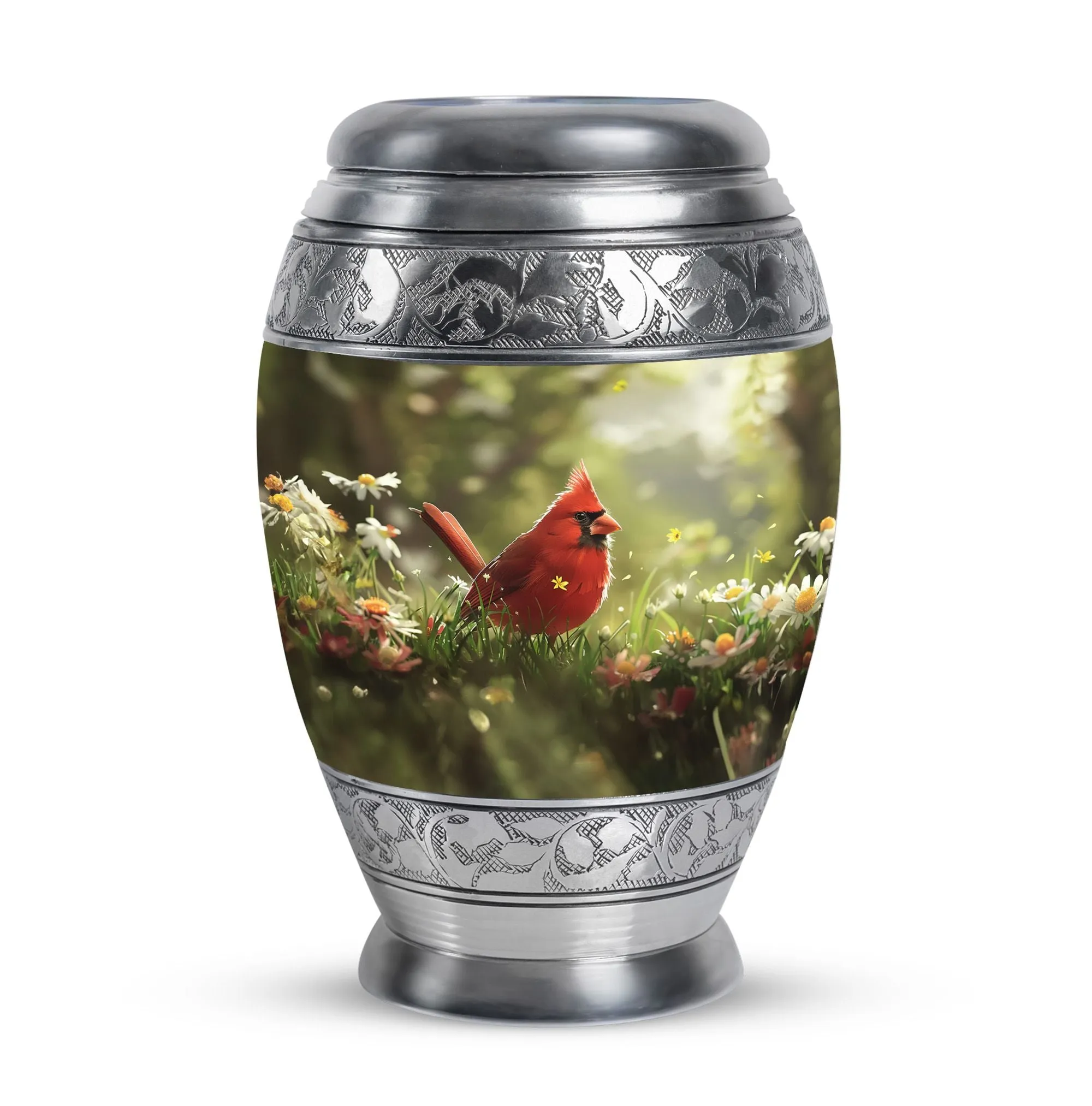 Cardinal Bird Cremation Cool Urns For Ashes Memorial & Funeral Urn