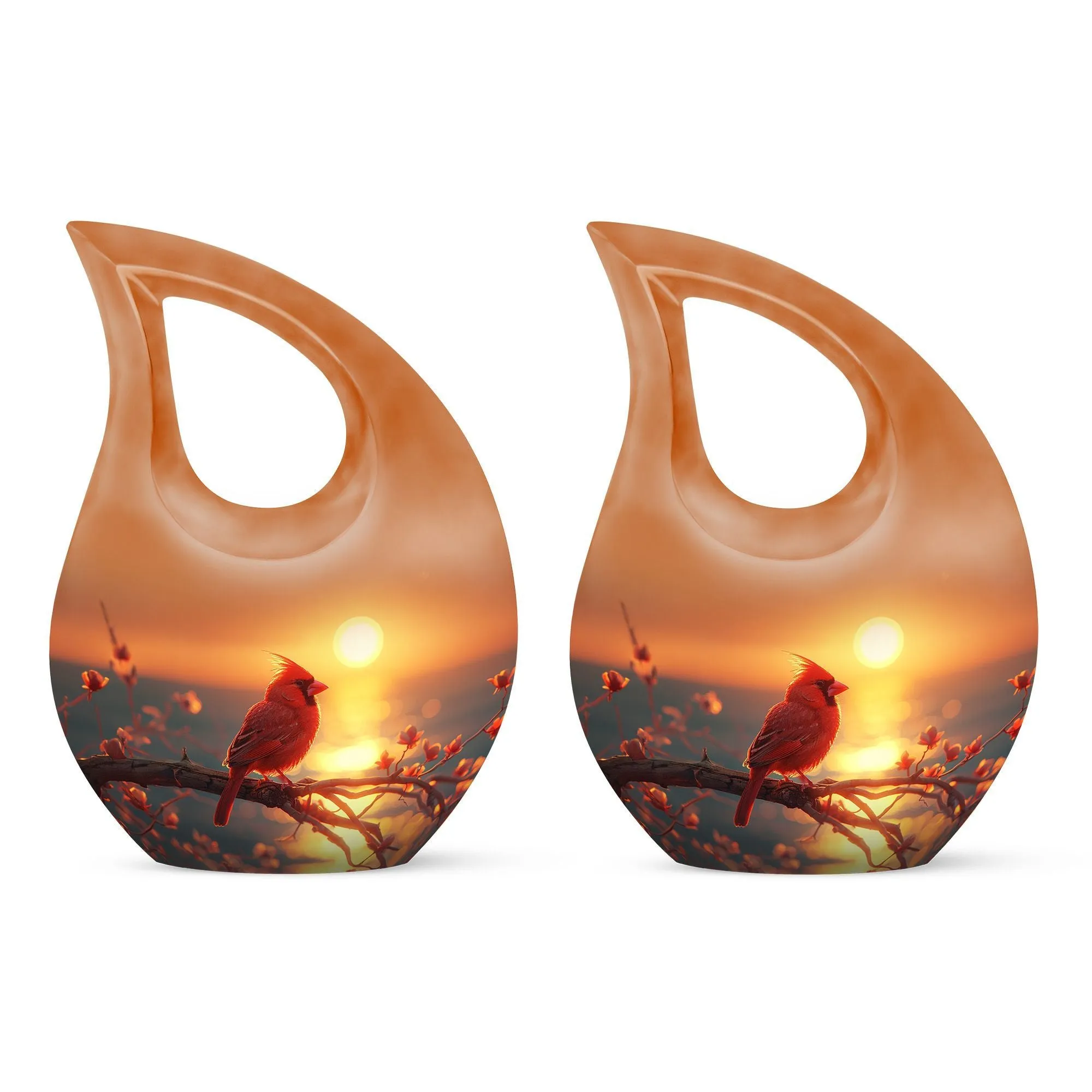 Cardinal Bird Ultimate Tribute – Cross Drop Cremation Memorial Solution