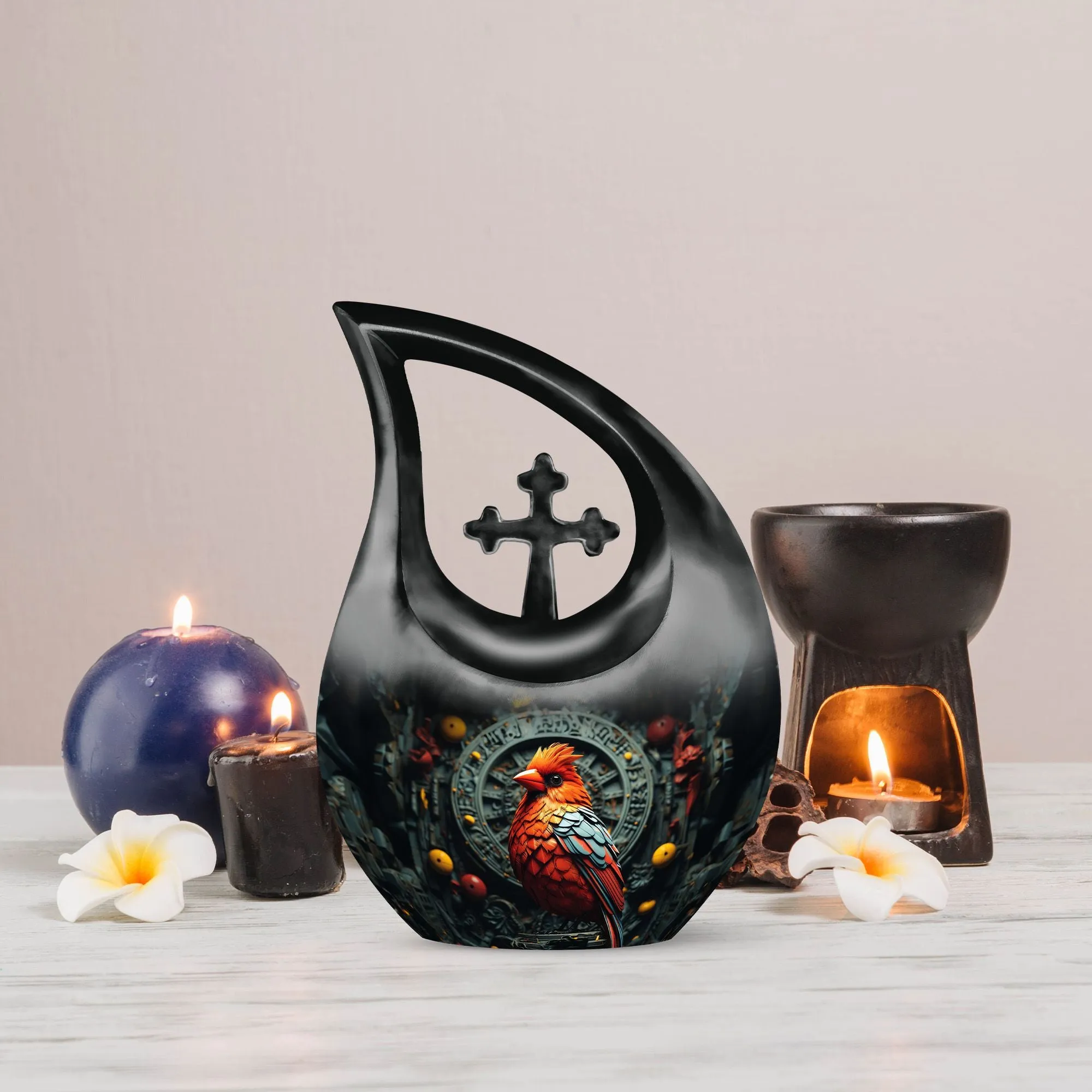 Cardinal Bird Urn: An Elegant Memorial Urn for Ashes