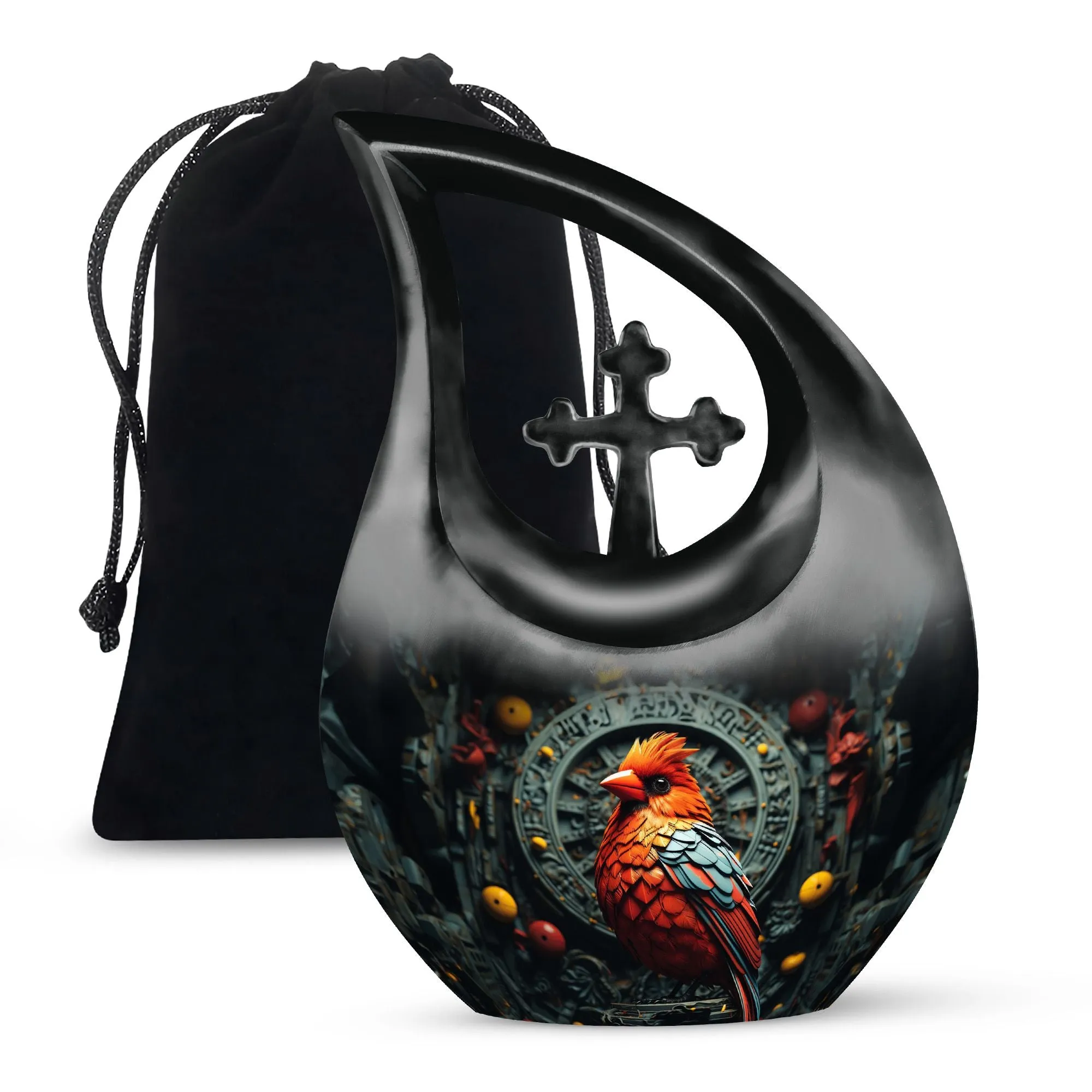 Cardinal Bird Urn: An Elegant Memorial Urn for Ashes