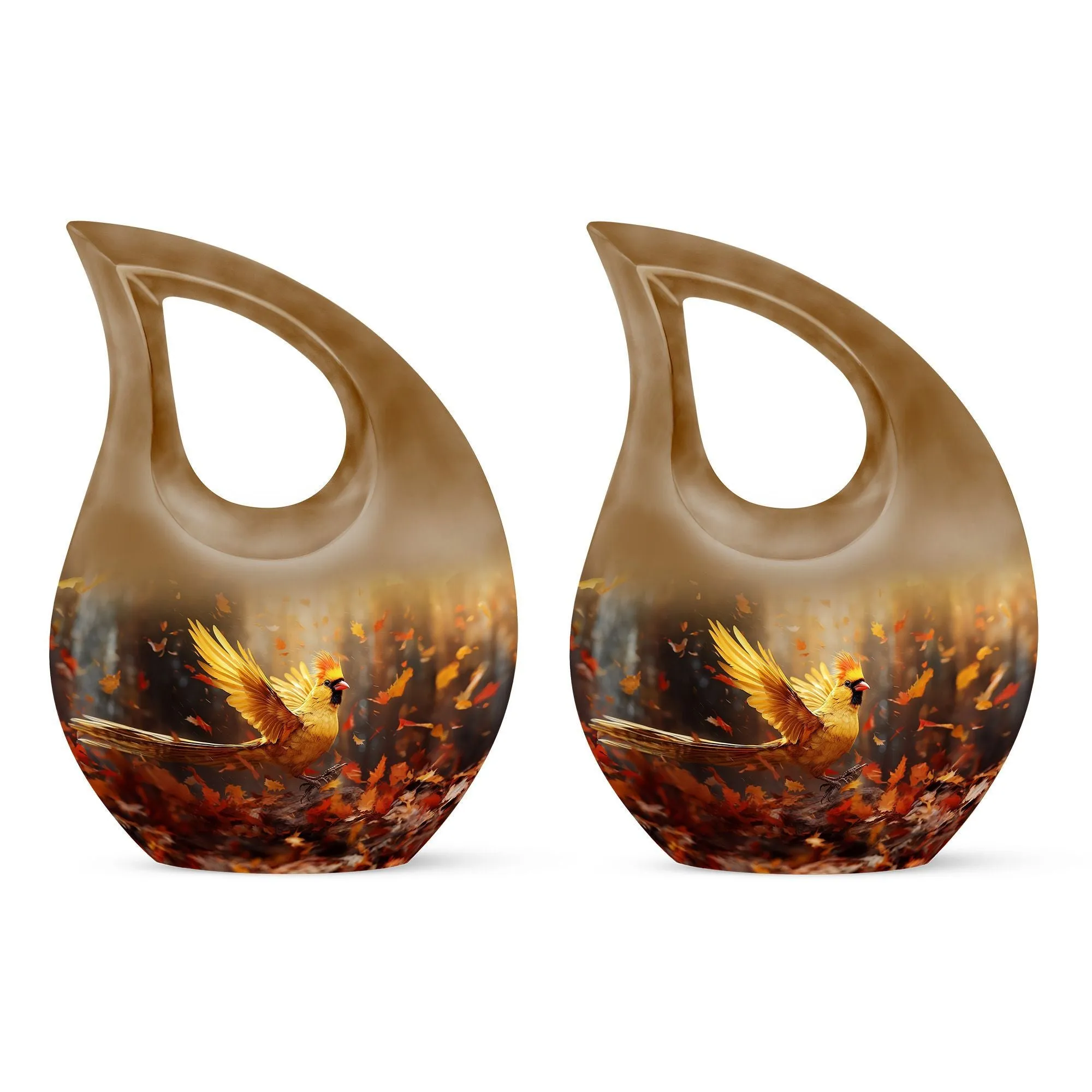 Cardinal Bird Urn - Keepsake Cremation Urn For Human Ashes