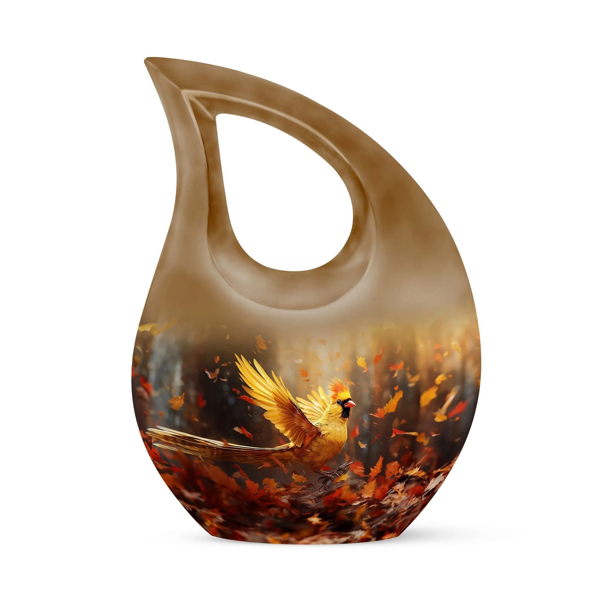 Cardinal Bird Urn - Keepsake Cremation Urn For Human Ashes