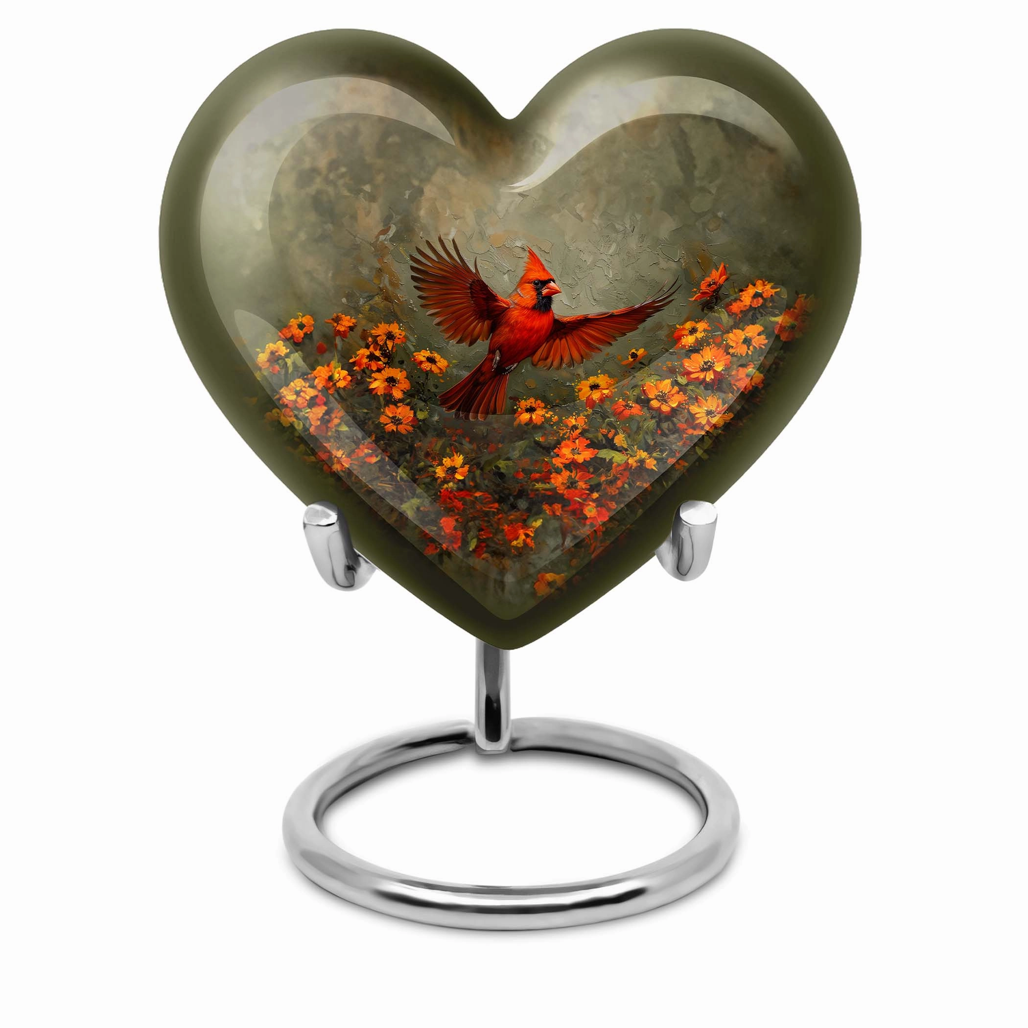 Cardinal Bird Legacy - Aesthetic Cremation Remembrance Urn