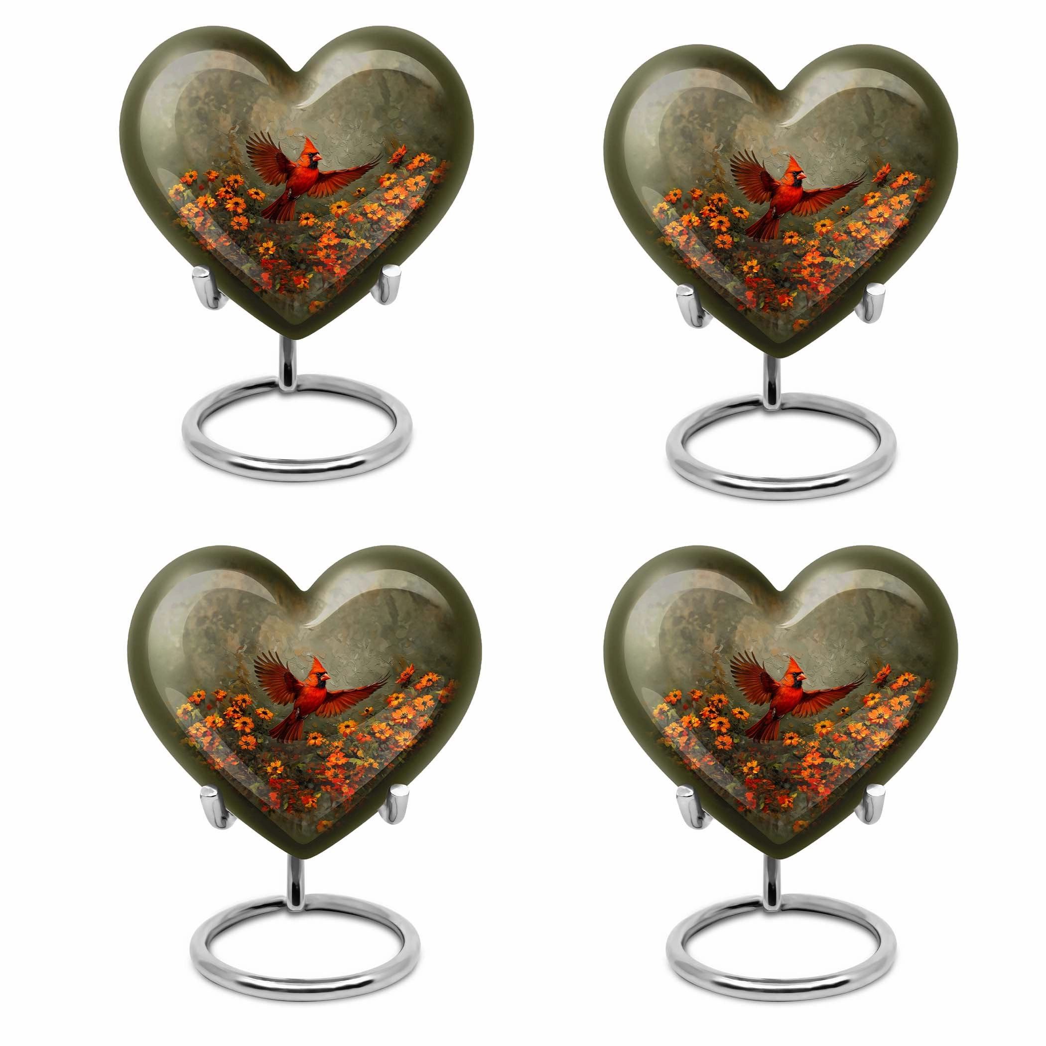 Cardinal Bird Legacy - Aesthetic Cremation Remembrance Urn