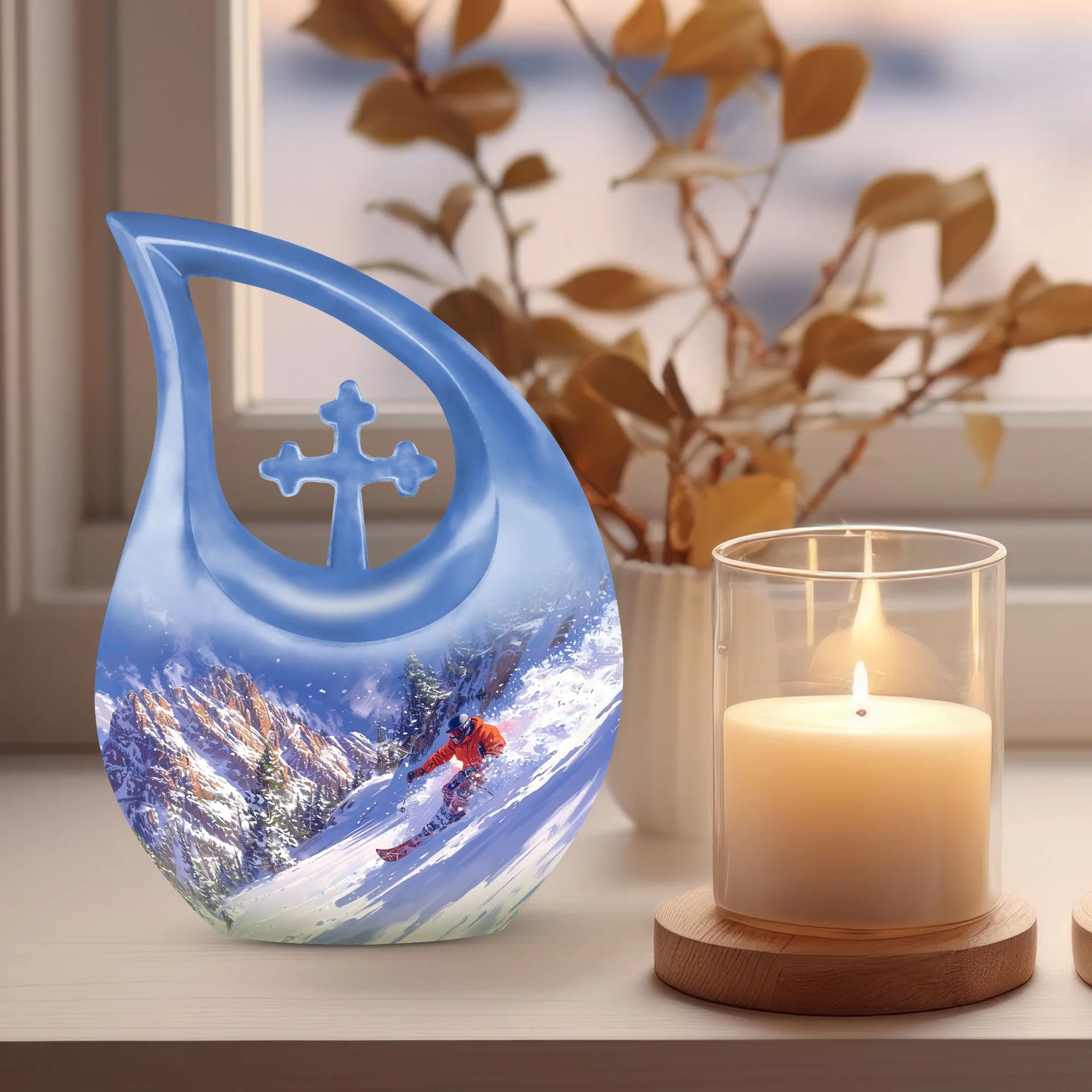 Carving The Snowy Urn - Aesthetically Pleasing Memorial Urn