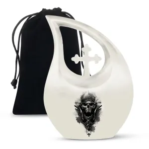 Catholic Blessings Memorial Cremation Urn For Ashes