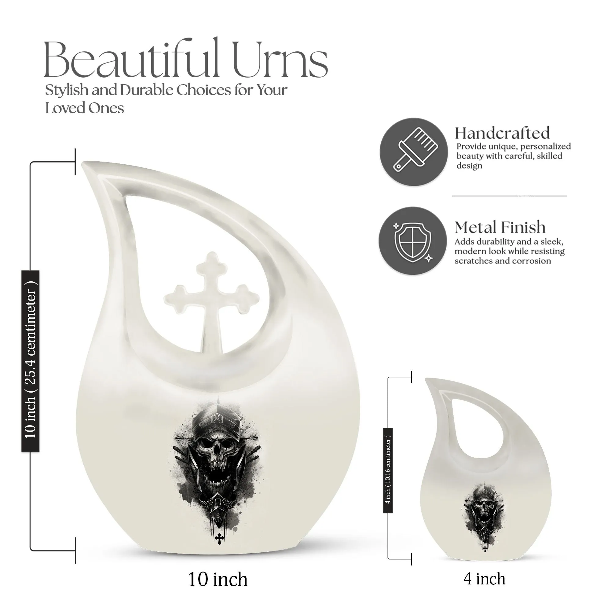 Catholic Blessings Memorial Cremation Urn For Ashes
