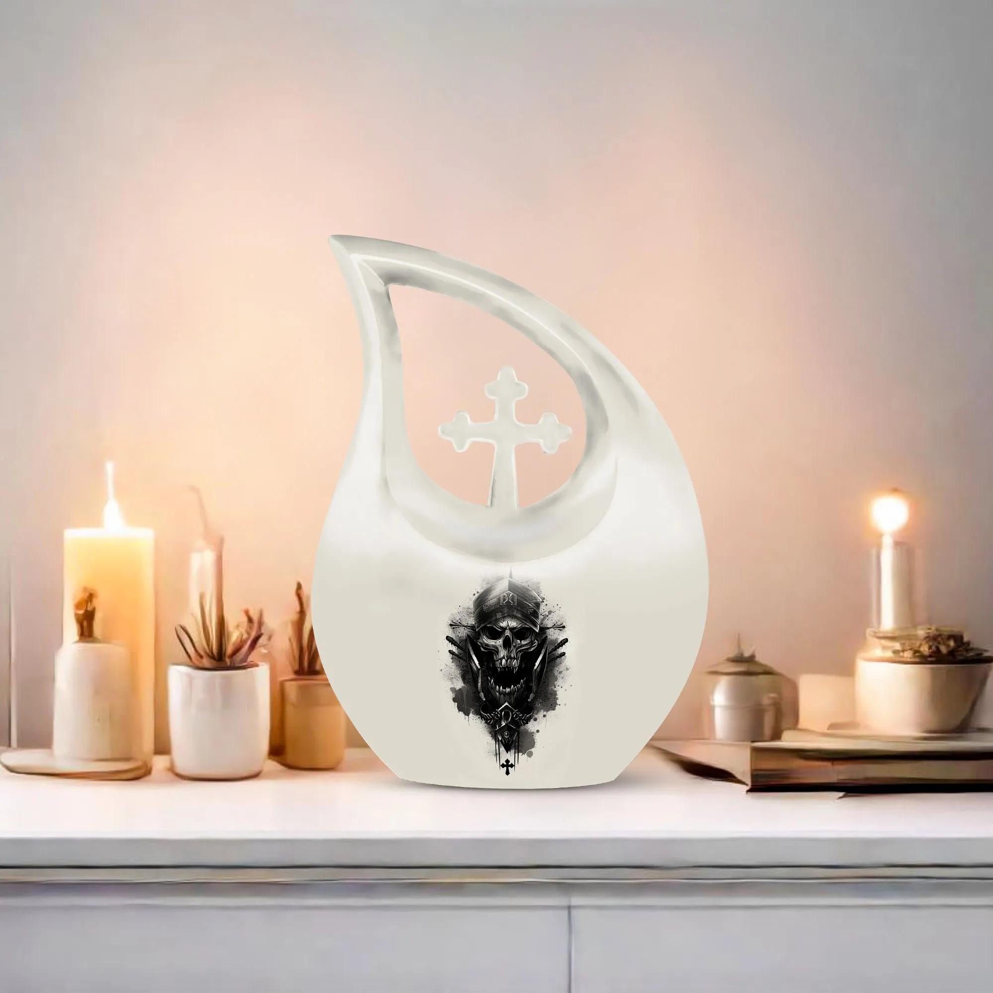 Catholic Blessings Memorial Cremation Urn For Ashes