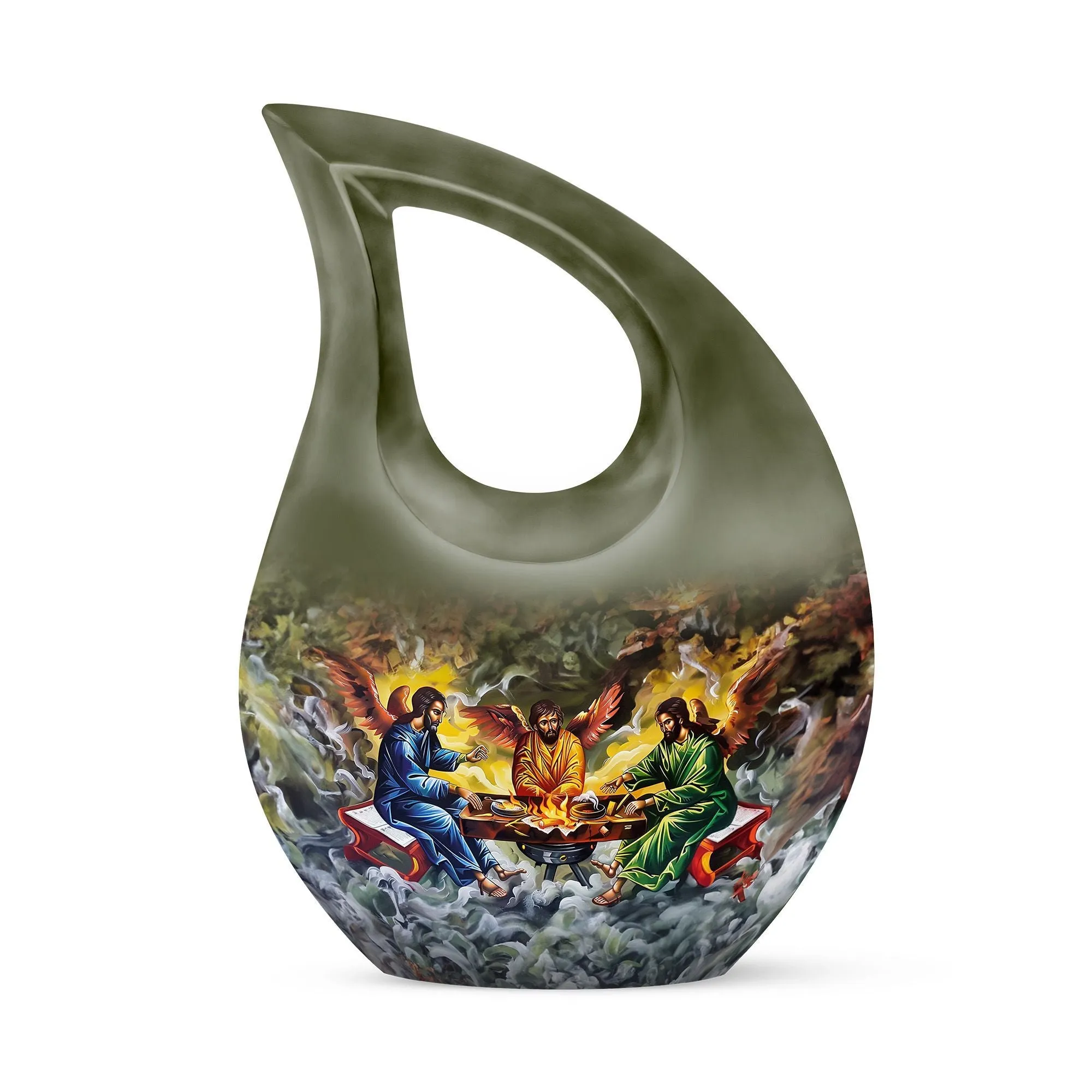 Catholic Commemoration: Luxurious Memorial Urn for Remembrance