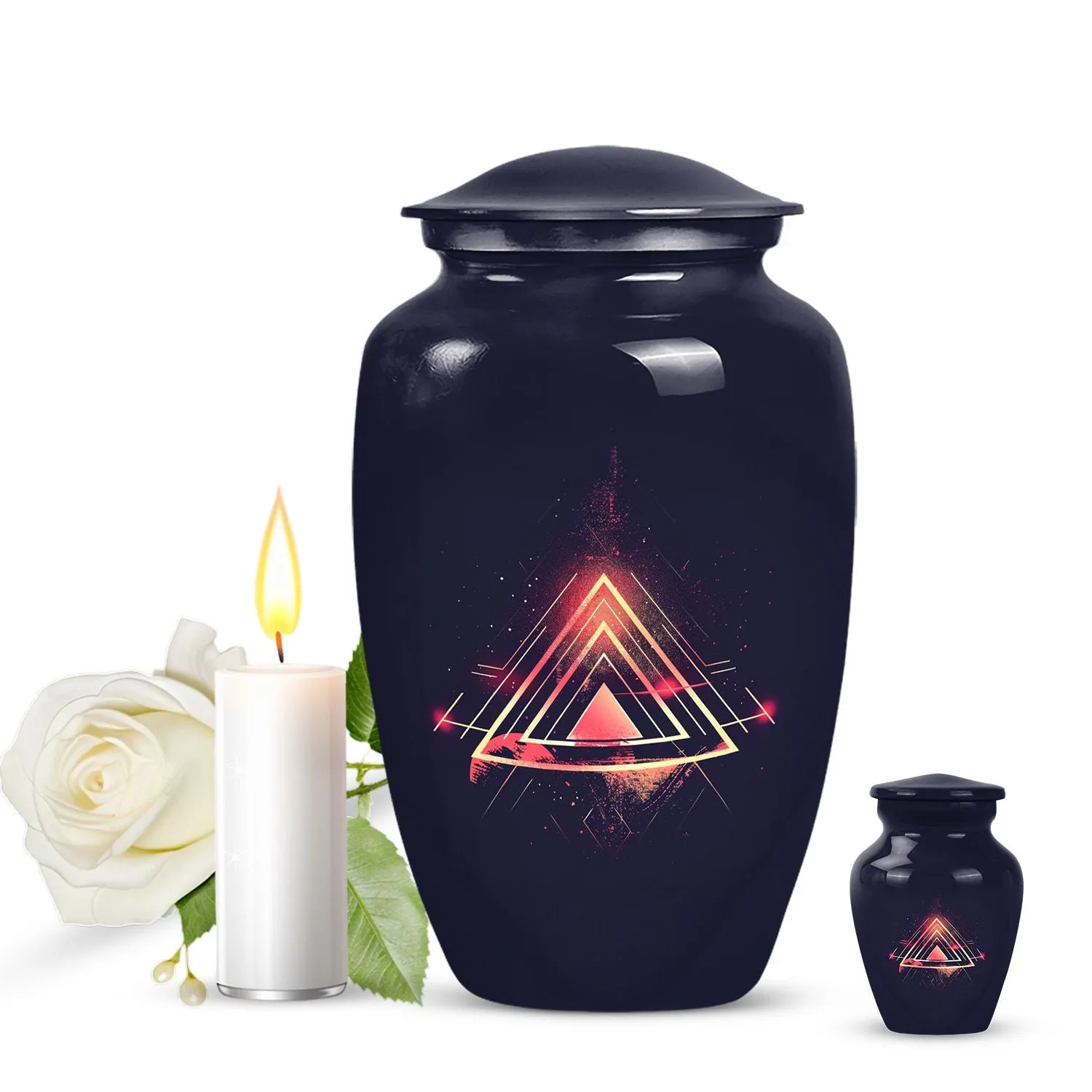 Catholic Cornerstone Cremation Tribute - Keepsake Urn For Ashes