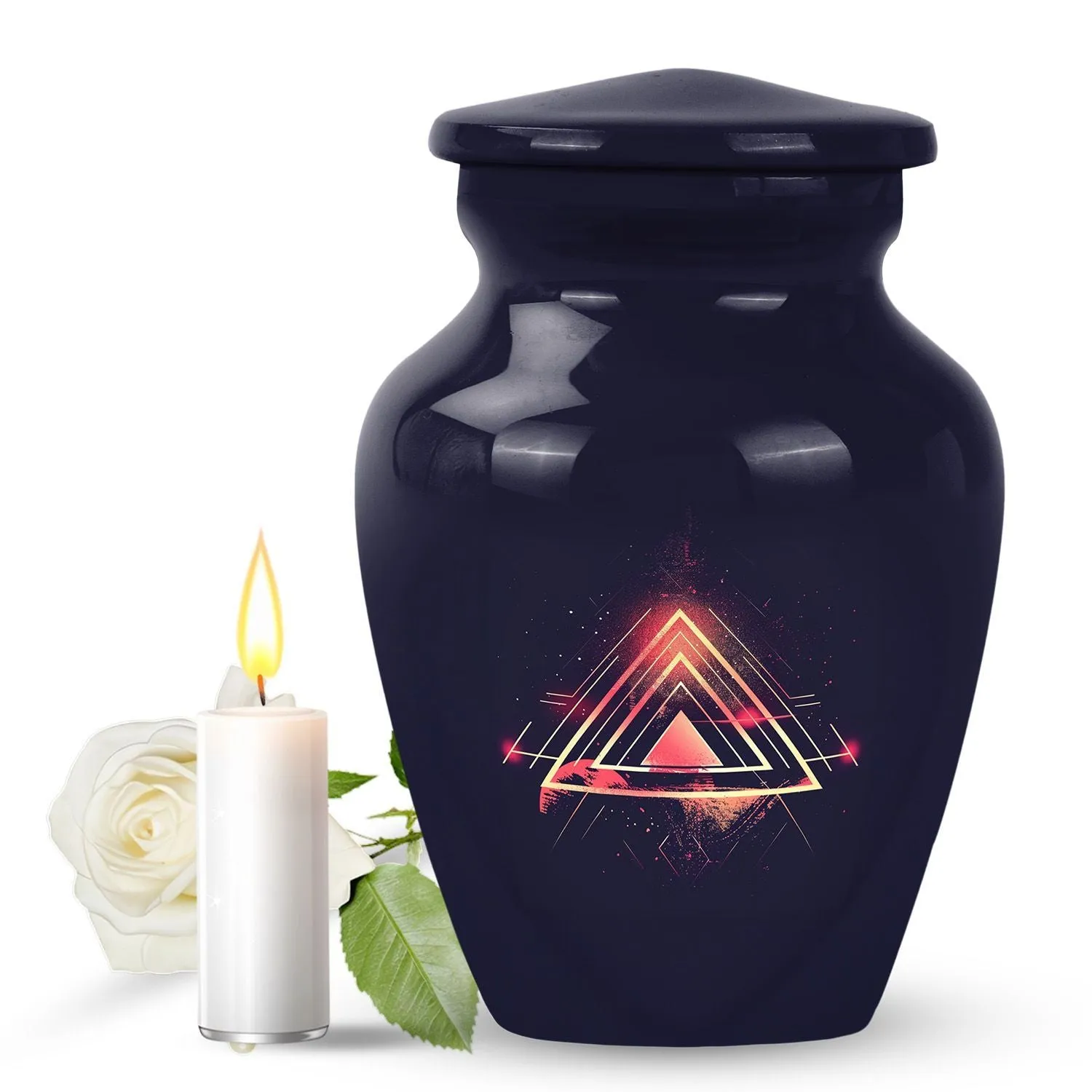 Catholic Cornerstone Cremation Tribute - Keepsake Urn For Ashes