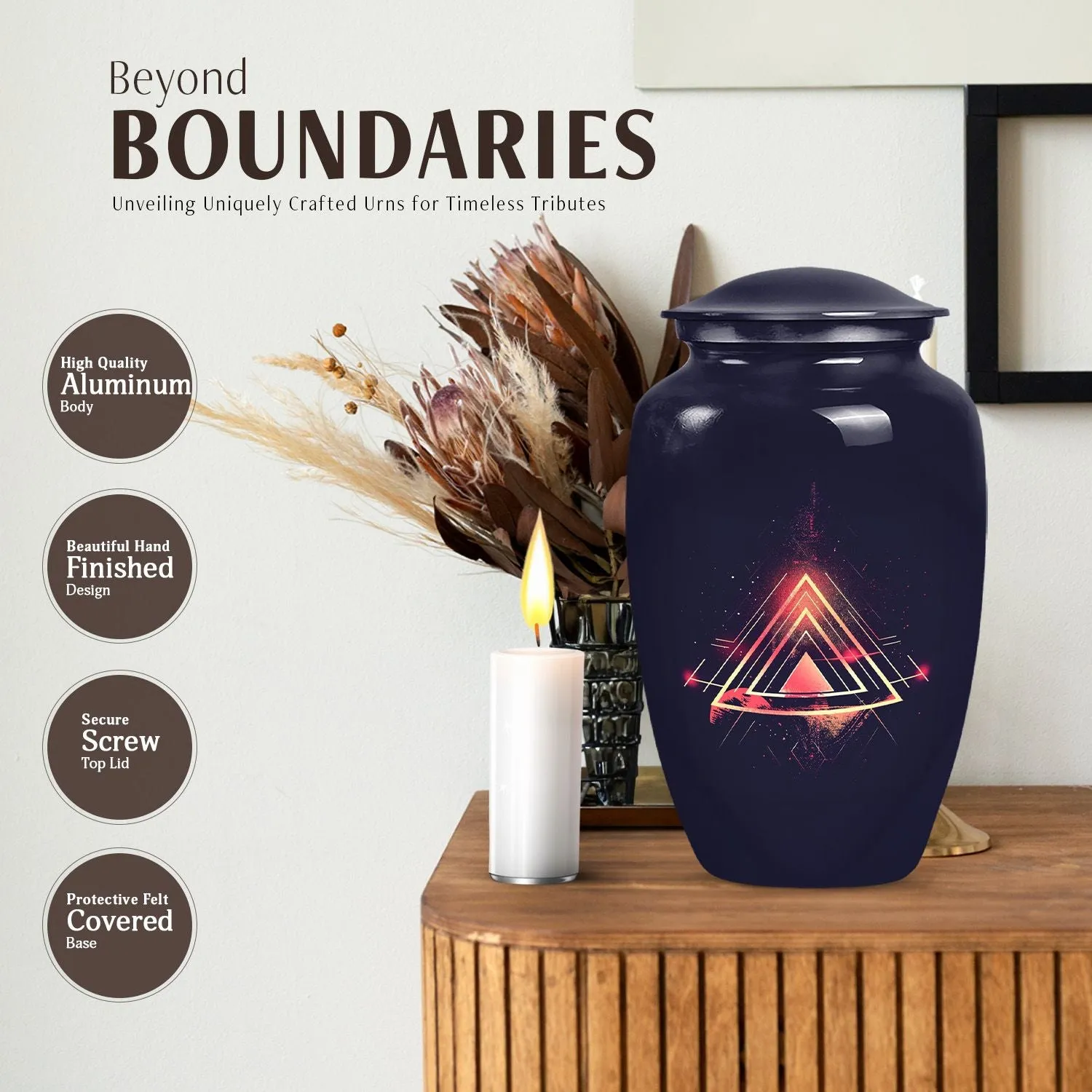 Catholic Cornerstone Cremation Tribute - Keepsake Urn For Ashes