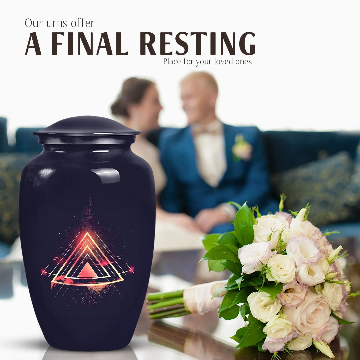 Catholic Cornerstone Cremation Tribute - Keepsake Urn For Ashes