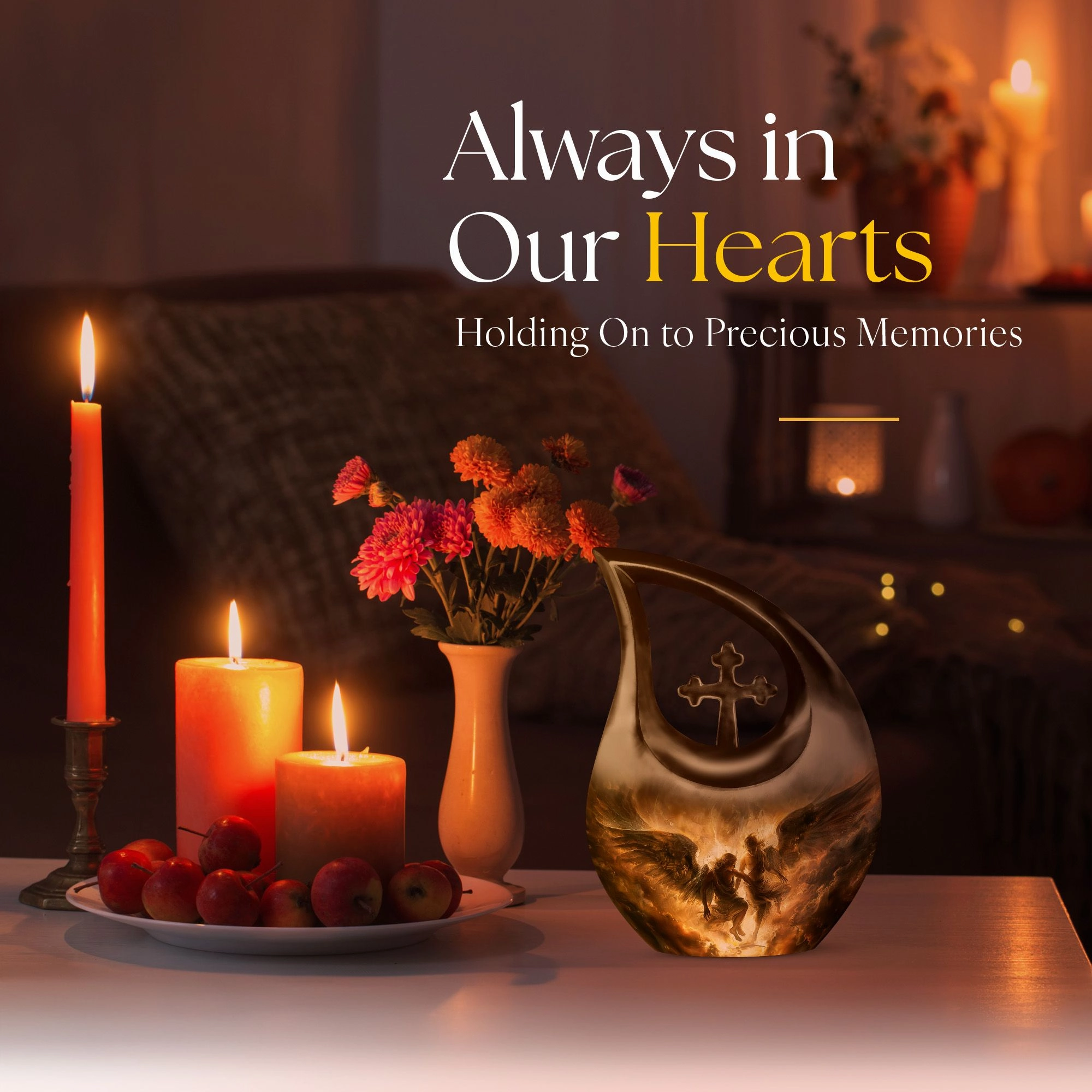 Catholic Urn -Perfect Memorials Cremation Urn For Human Ashes