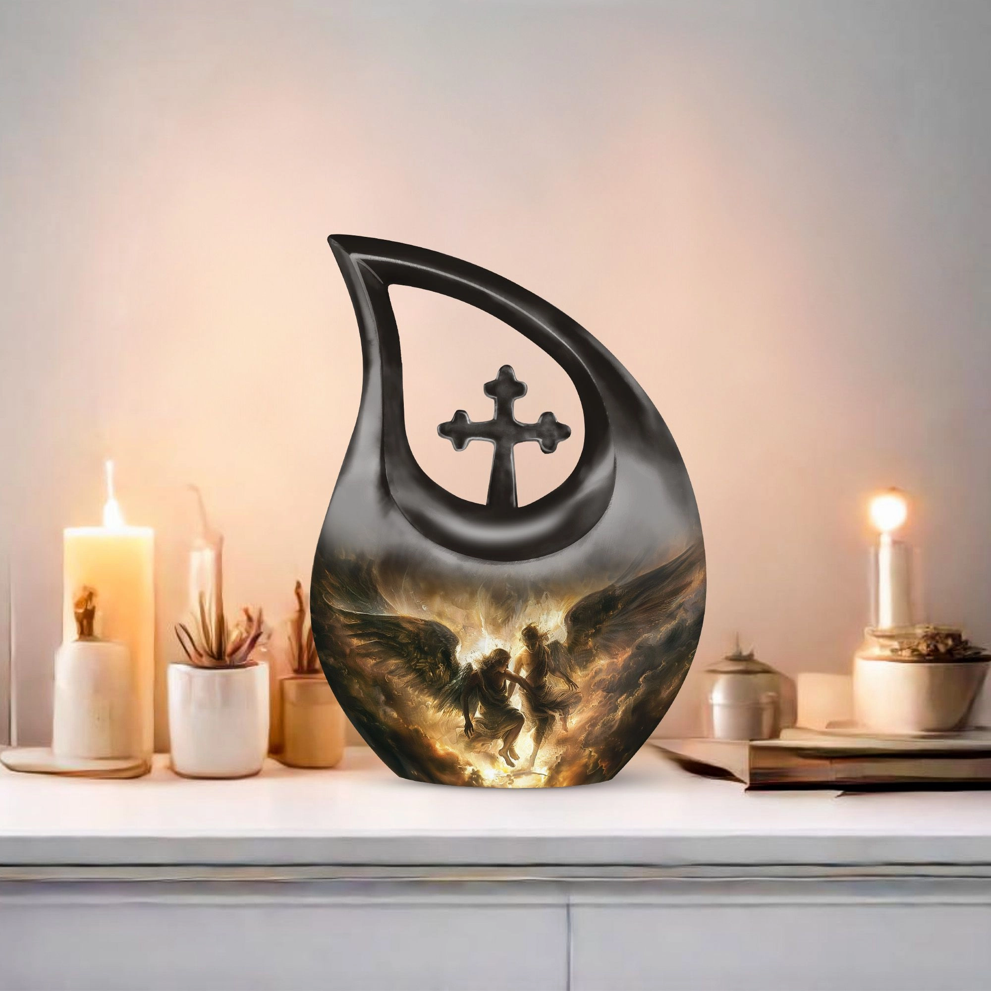 Catholic Urn -Perfect Memorials Cremation Urn For Human Ashes
