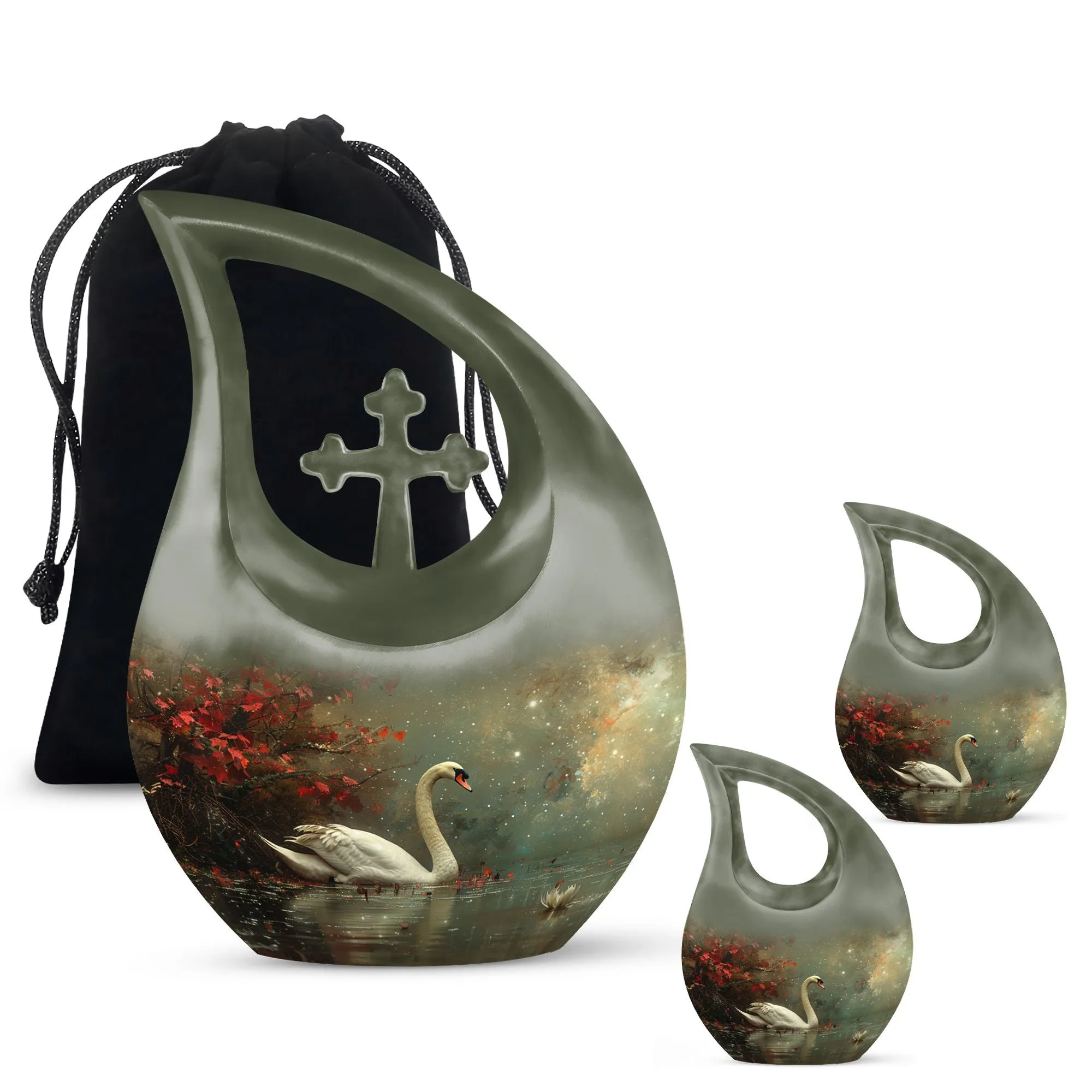 Celestial River Solitude Decorative Urn Mini - A Respected Space