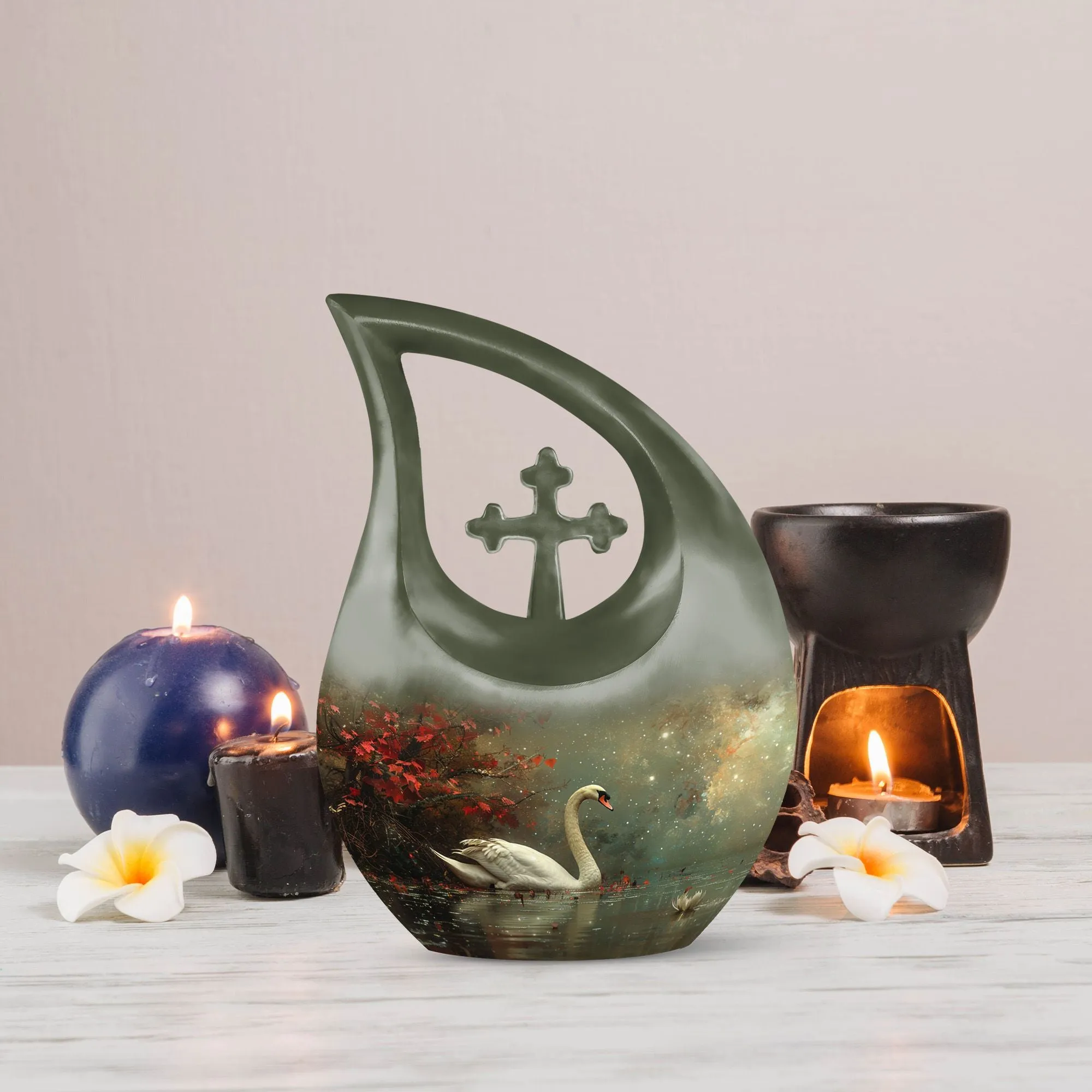 Celestial River Solitude Decorative Urn Mini - A Respected Space
