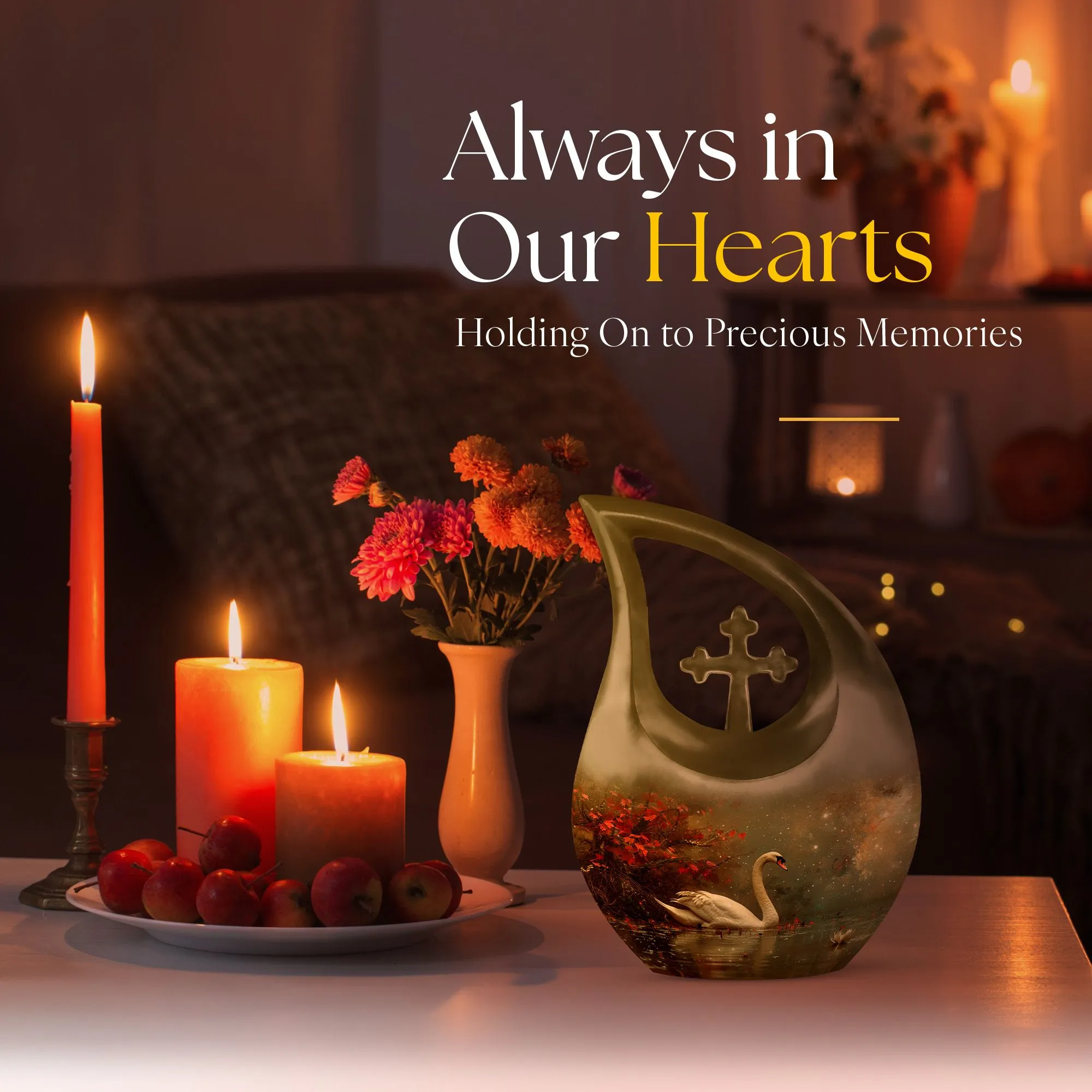 Celestial River Solitude Decorative Urn Mini - A Respected Space