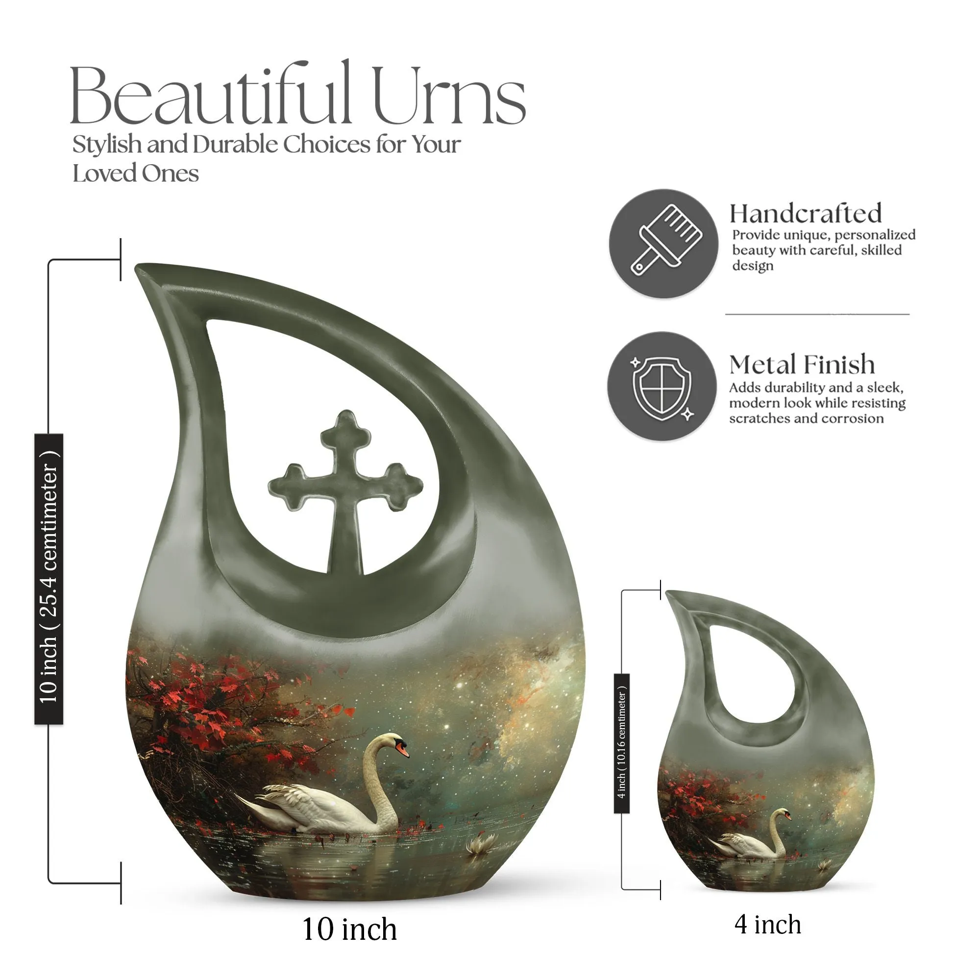 Celestial River Solitude Decorative Urn Mini - A Respected Space