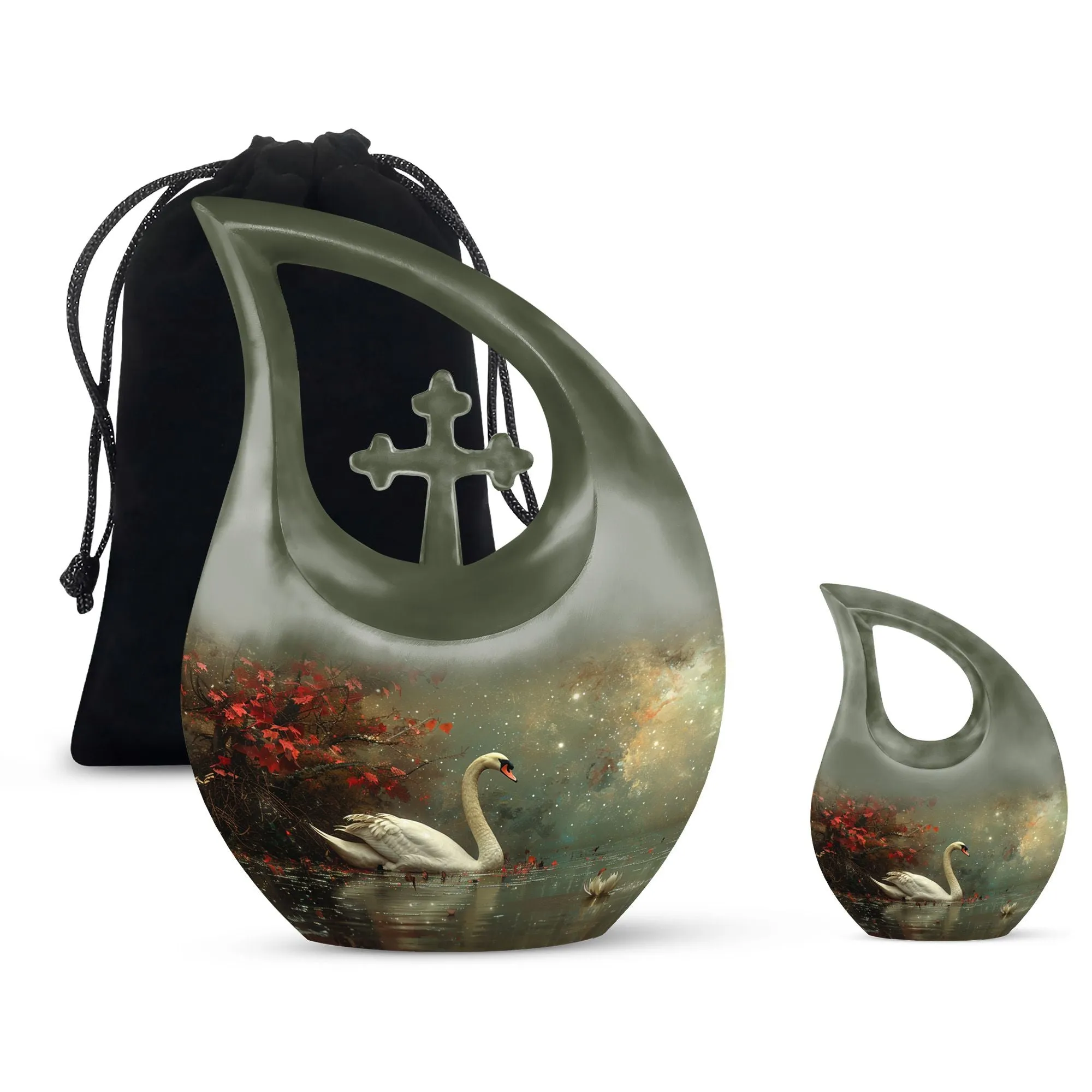 Celestial River Solitude Decorative Urn Mini - A Respected Space