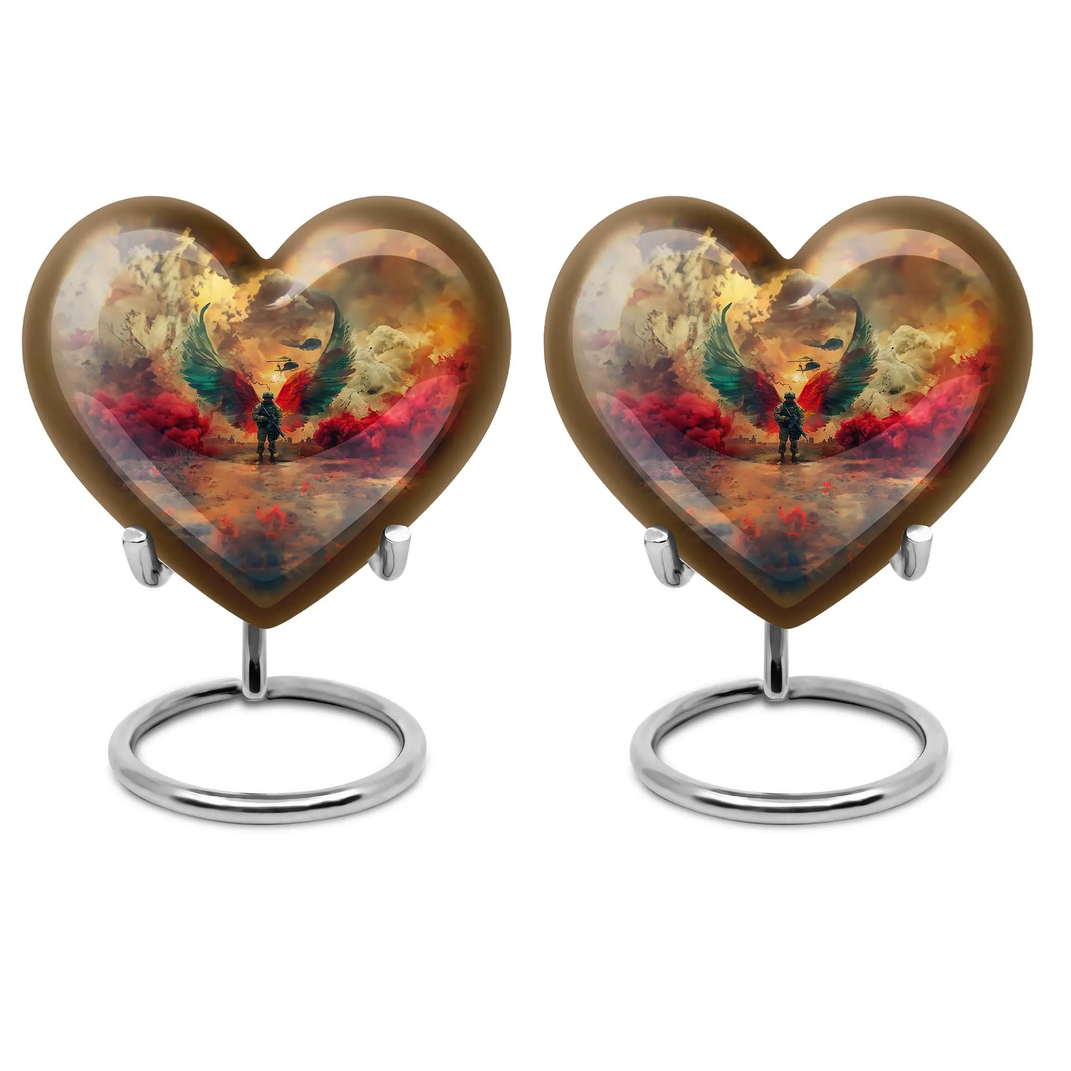 Ceremonial Valor Military Urn: Remembrance Cremation Vessel