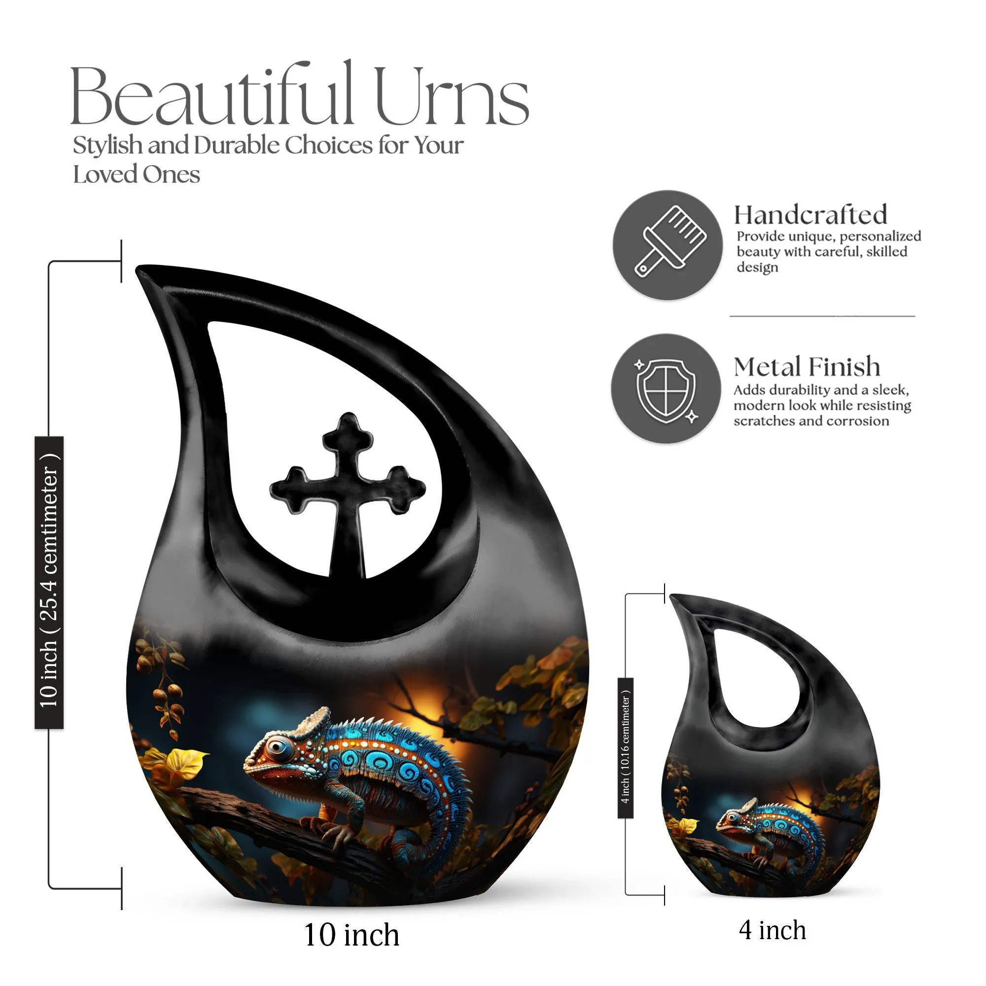 Chameleon's Glow Eternal Rest, Majestic Memorial Urn