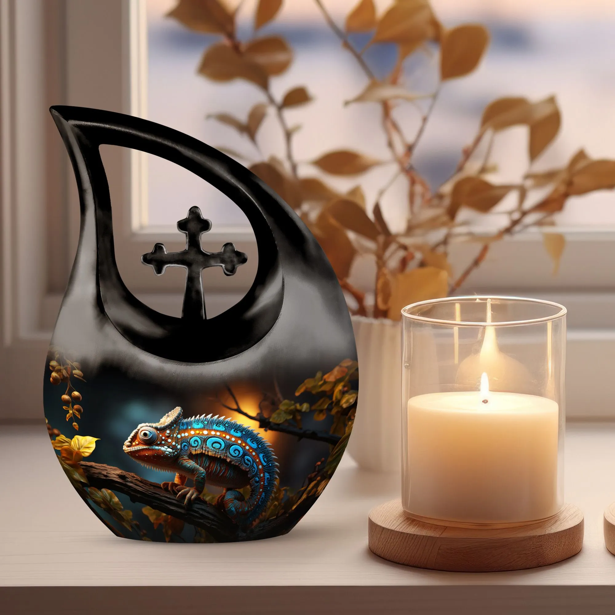 Chameleon's Glow Eternal Rest, Majestic Memorial Urn