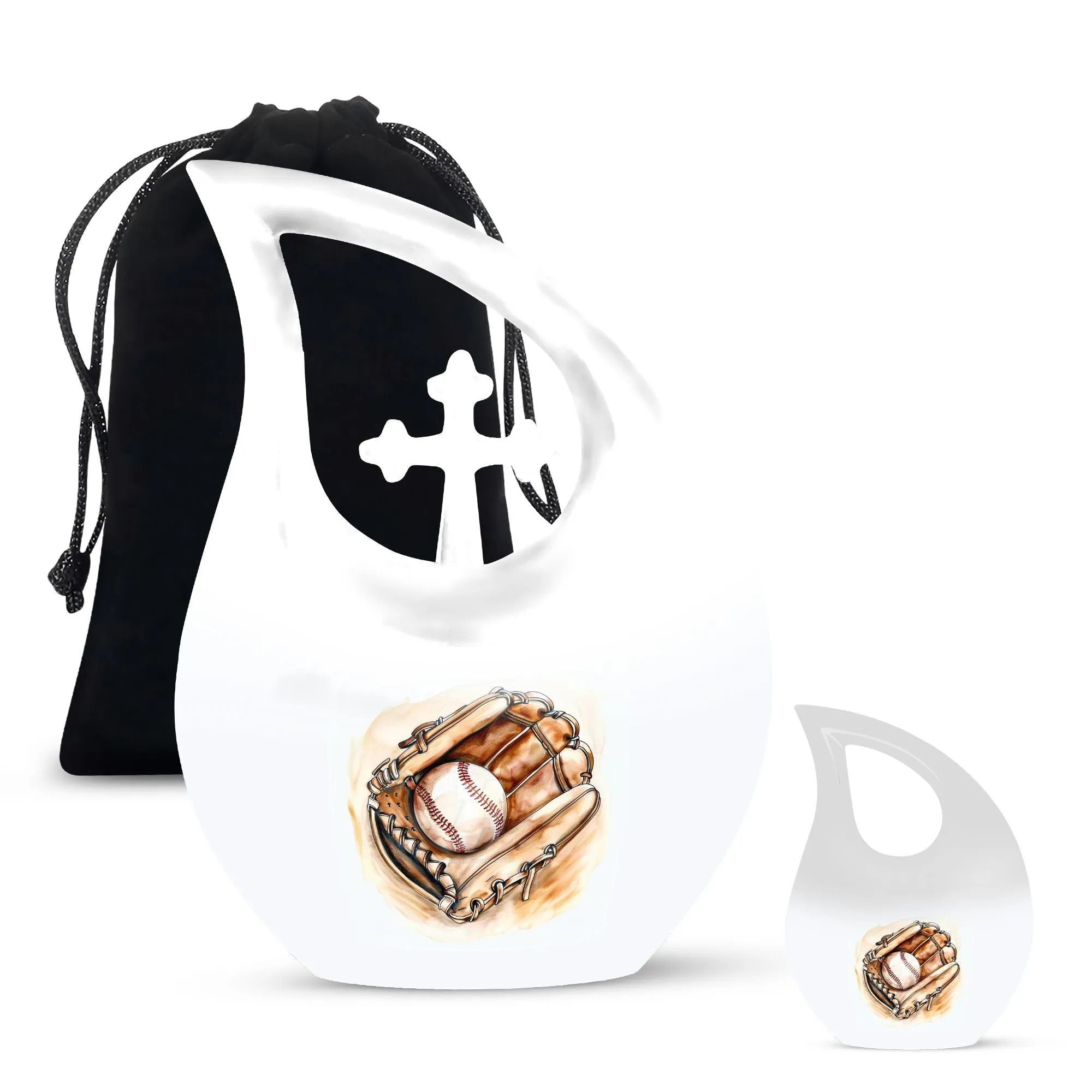 Champion's Farewell: Baseball Urn for Ashes