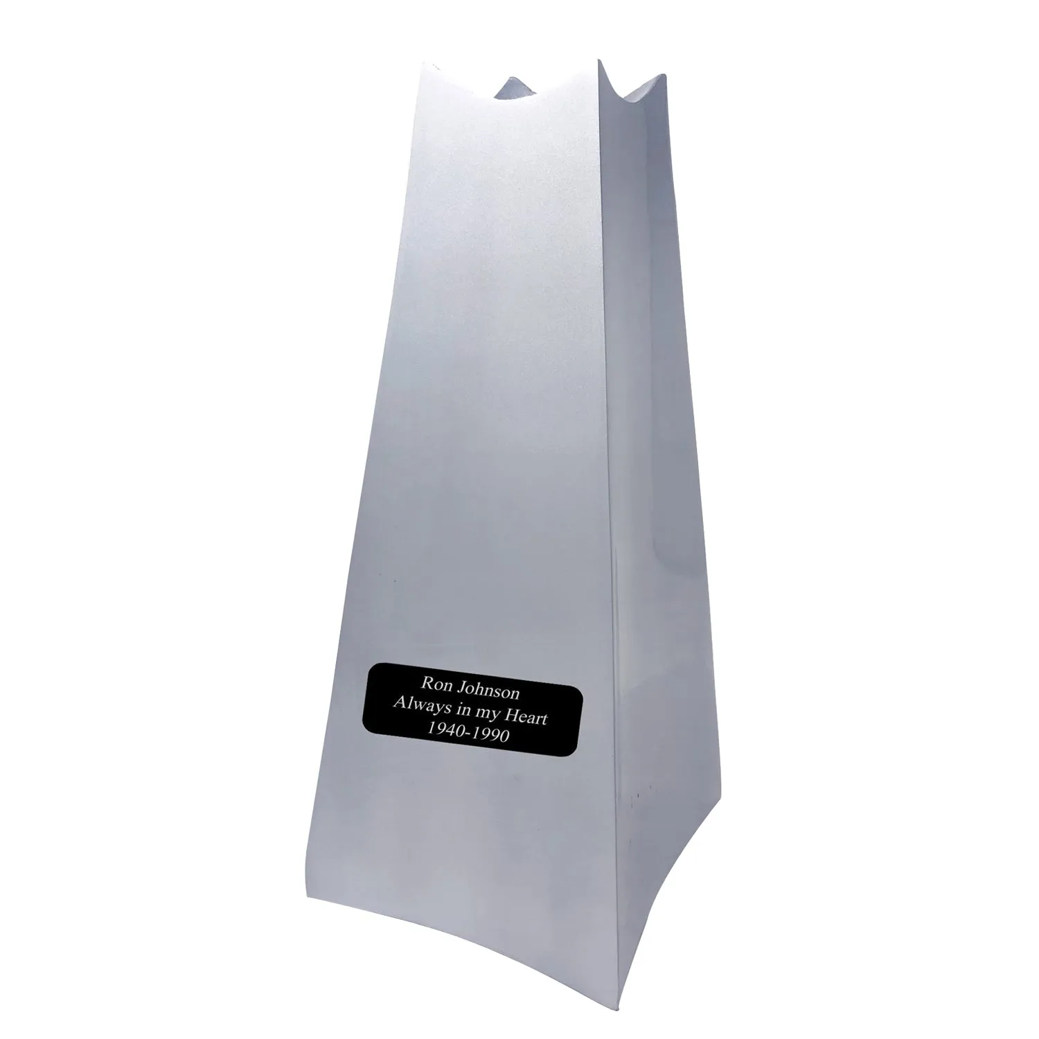 Championship Trophy Cremation Urn with Optional Atlanta Falcons Ball Décor And Custom Metal Plaque