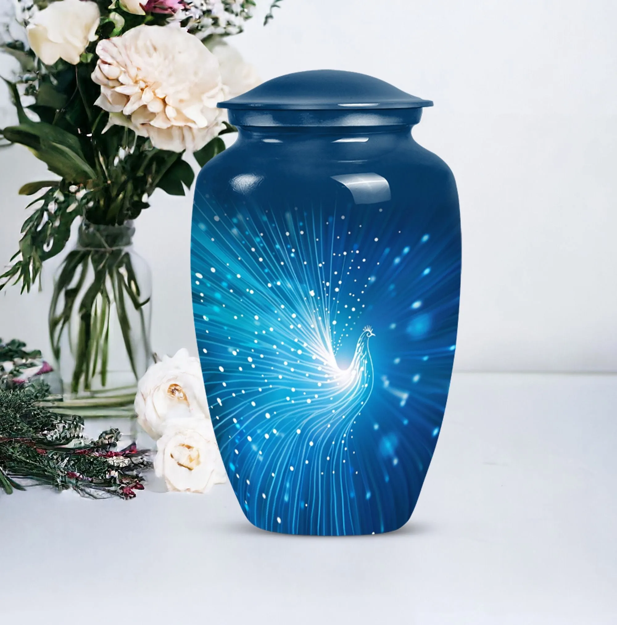 Cherished Clarity Chicken Urn, A Loving Funeral Tribute For Mom