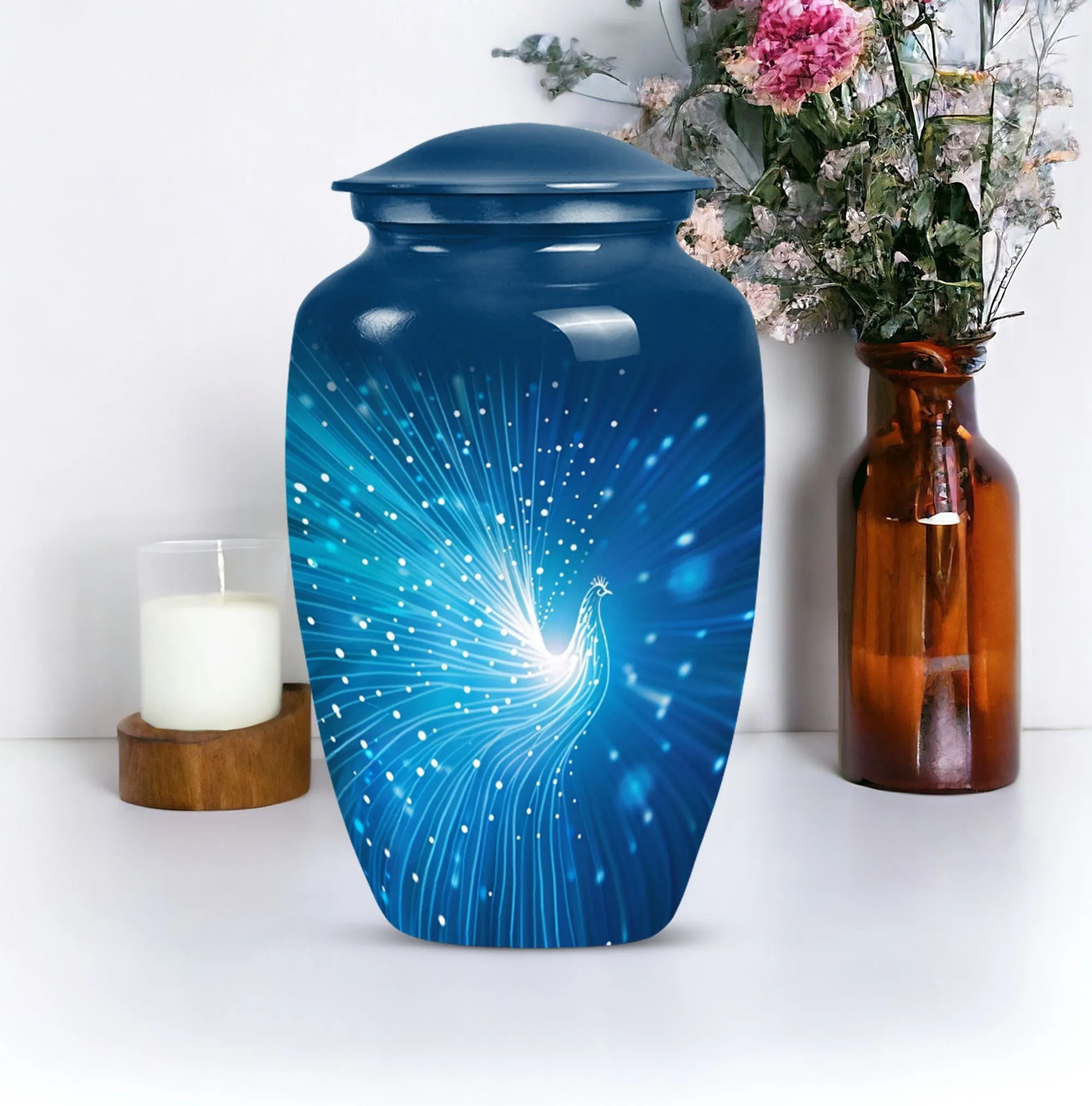Cherished Clarity Chicken Urn, A Loving Funeral Tribute For Mom