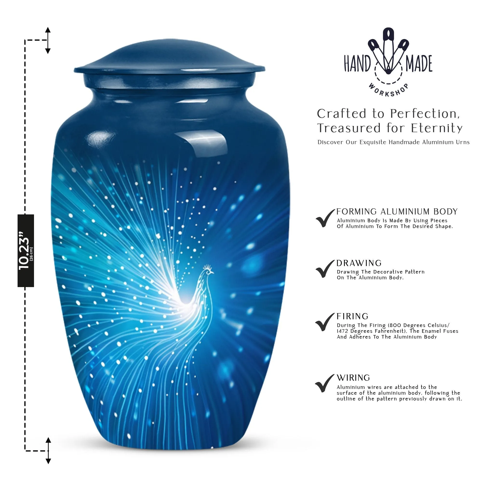 Cherished Clarity Chicken Urn, A Loving Funeral Tribute For Mom