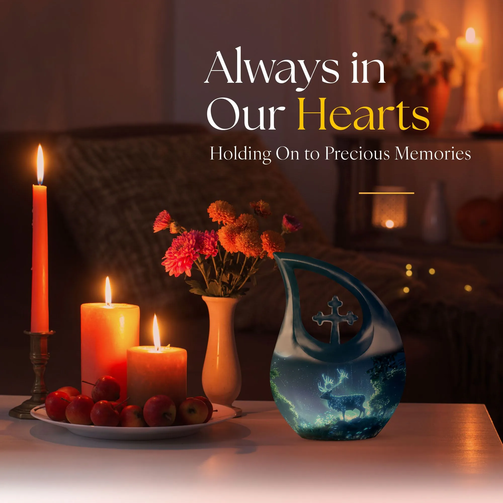 Cherished Memories Deer Urn containers to put human ashes in