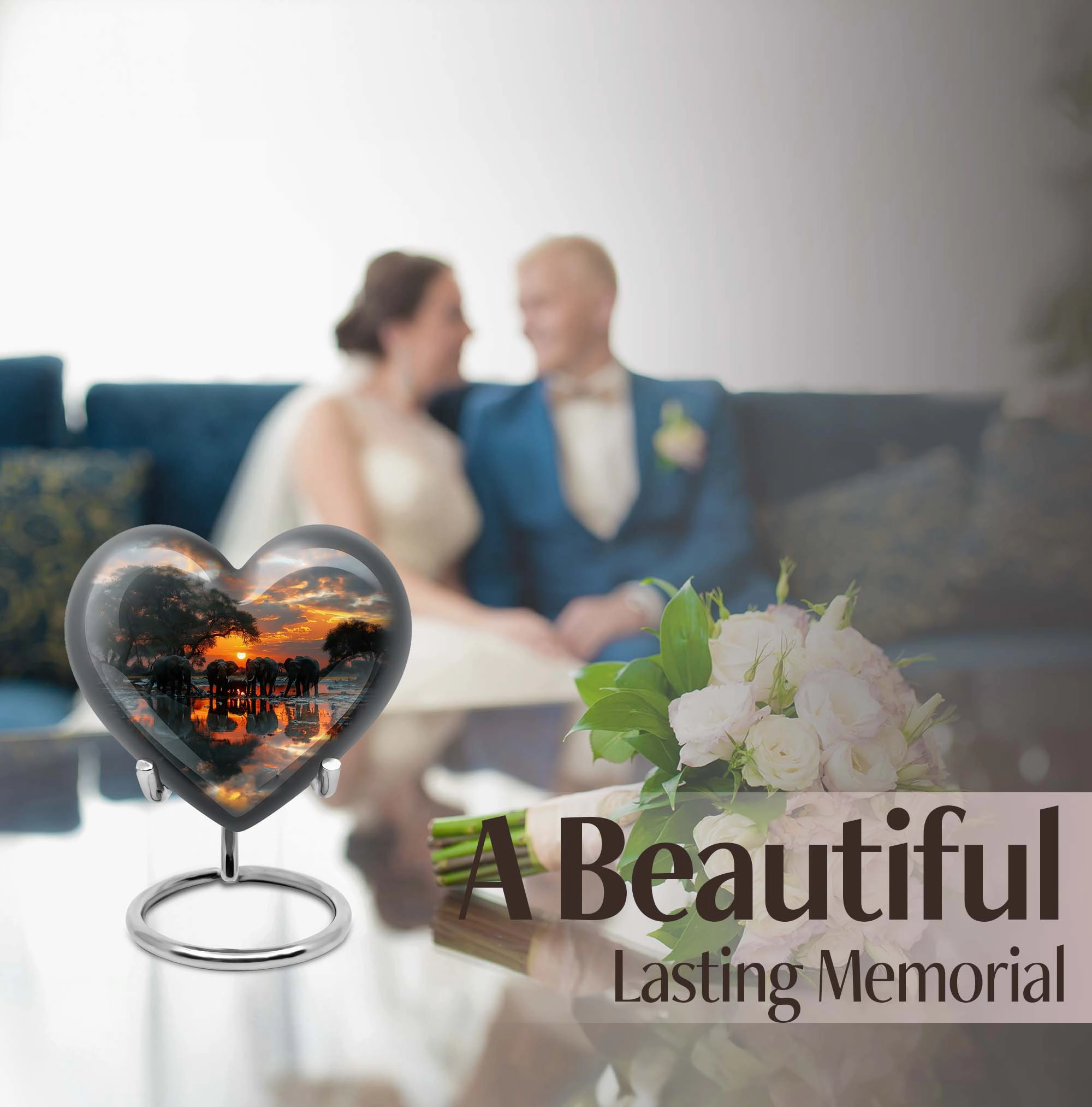 Cherished Memories Elephant Urn - A Unique Tribute to your