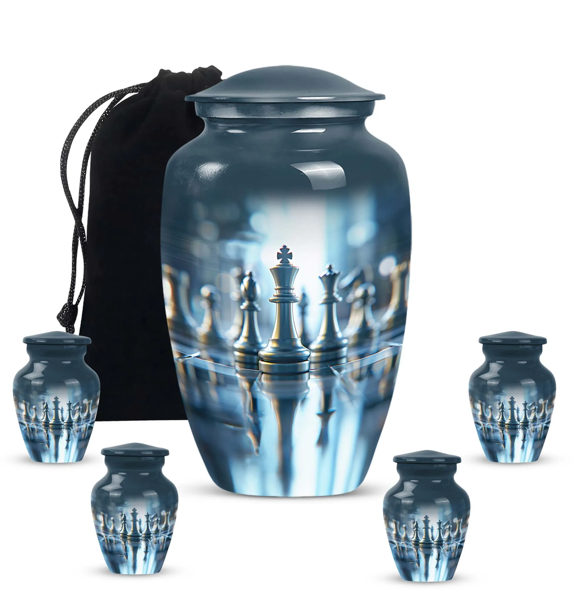 Chess Game Cremation Urn Burial Custom Cremation Container