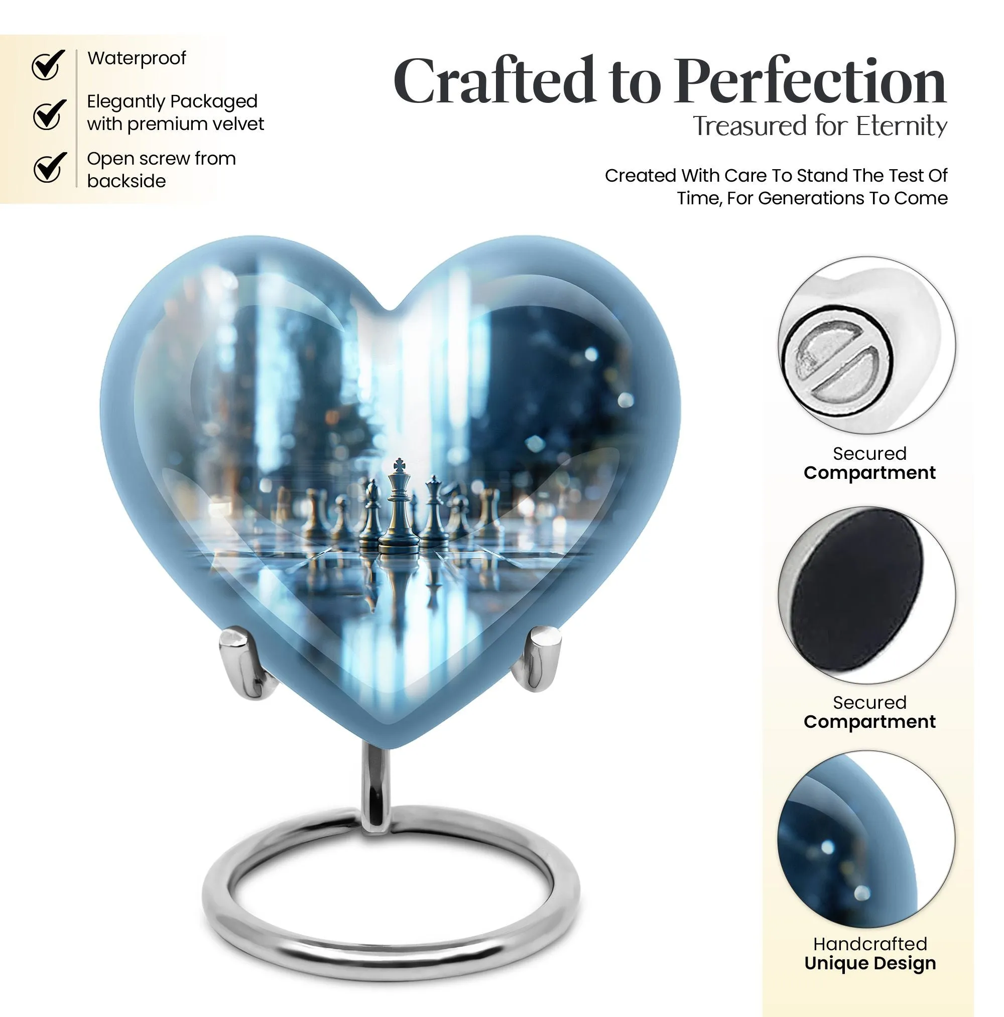 Chess Urn Exquisite Customized Burial Solution